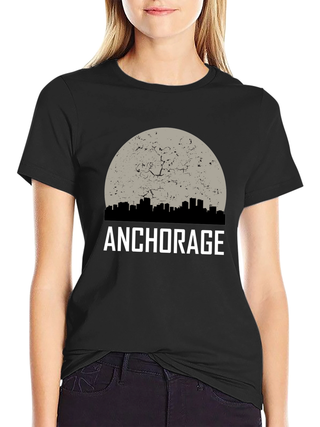 Anchorage Graphic T-Shirt - Cityscape Design