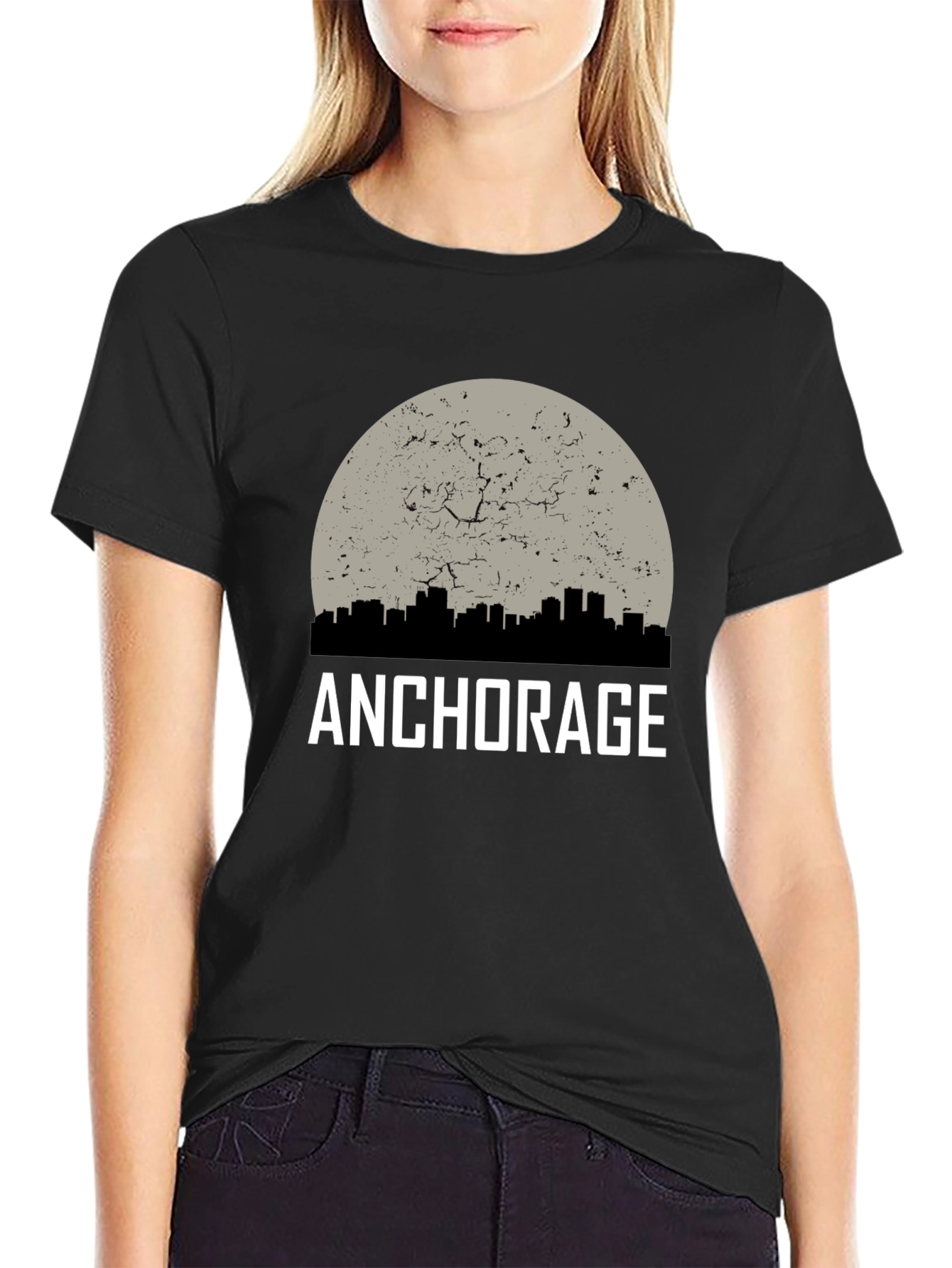 Anchorage Graphic T-Shirt - Cityscape Design