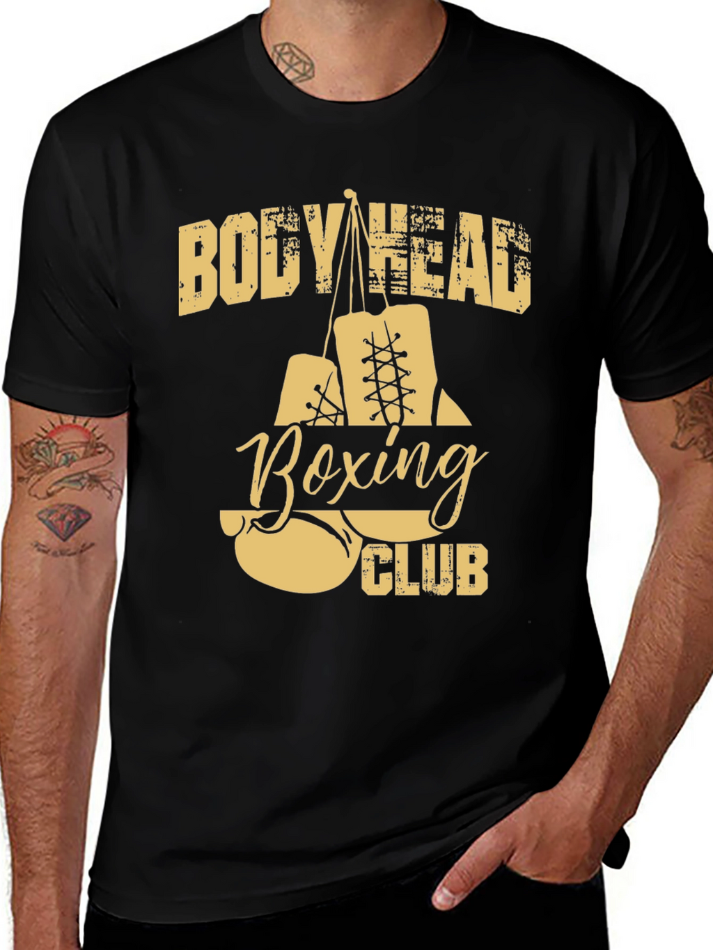 Body Head Boxing Club Black Graphic Tee