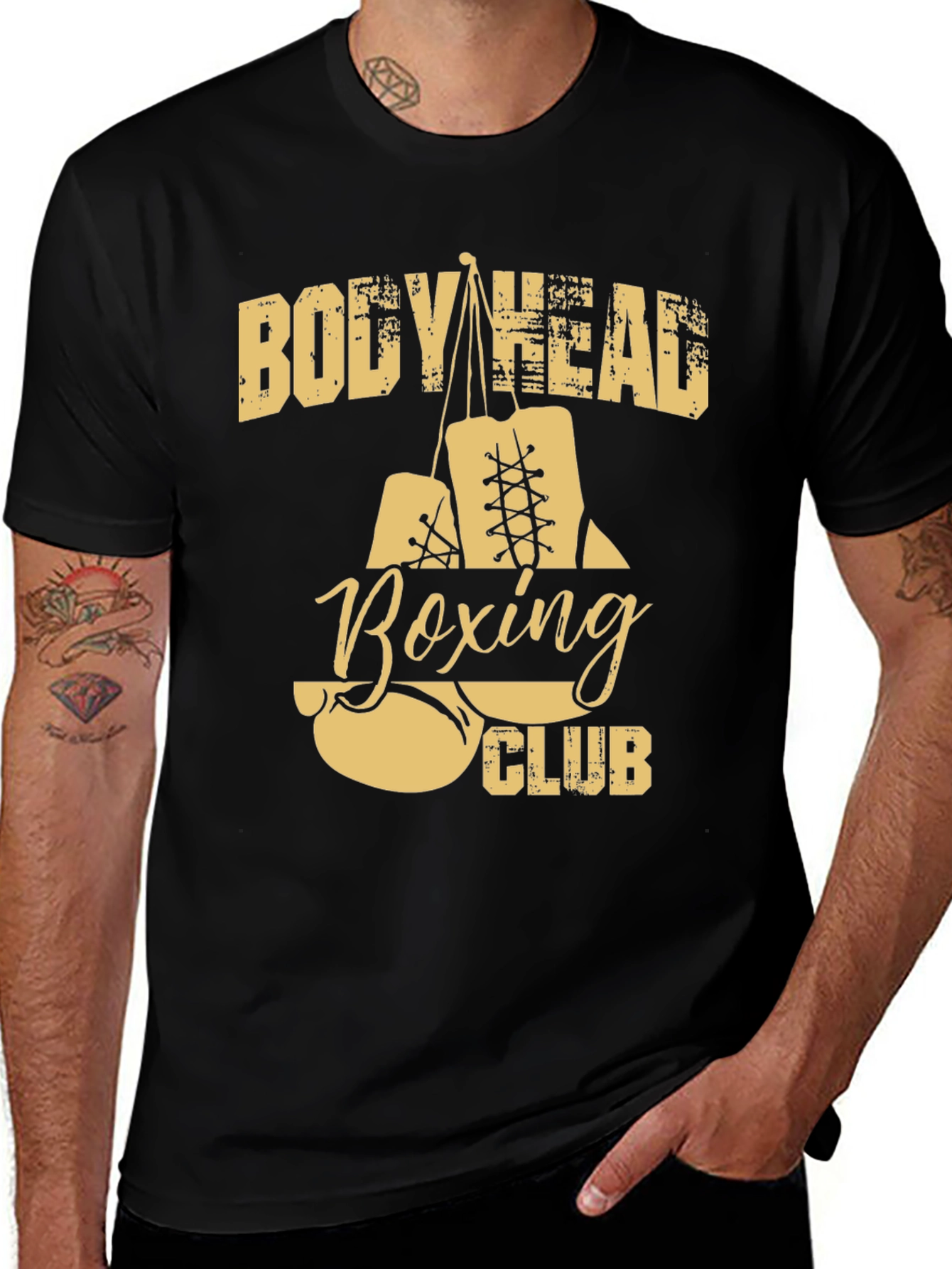Body Head Boxing Club Black Graphic Tee