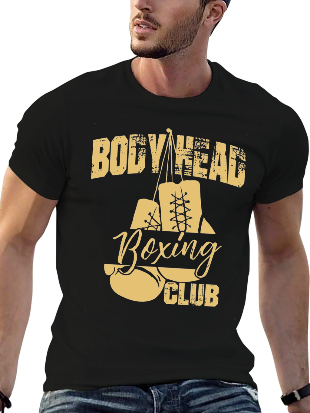 Body Head Boxing Club Black Graphic Tee