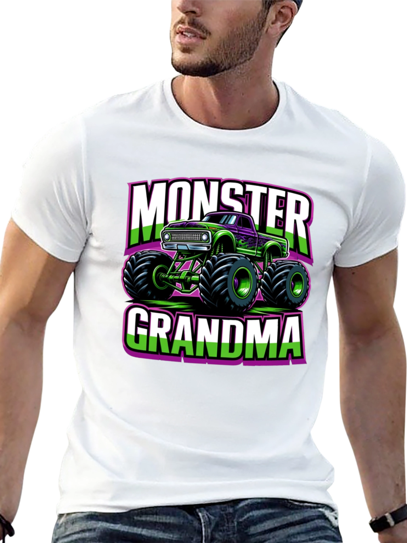 Monster Grandma Truck Graphic Tee