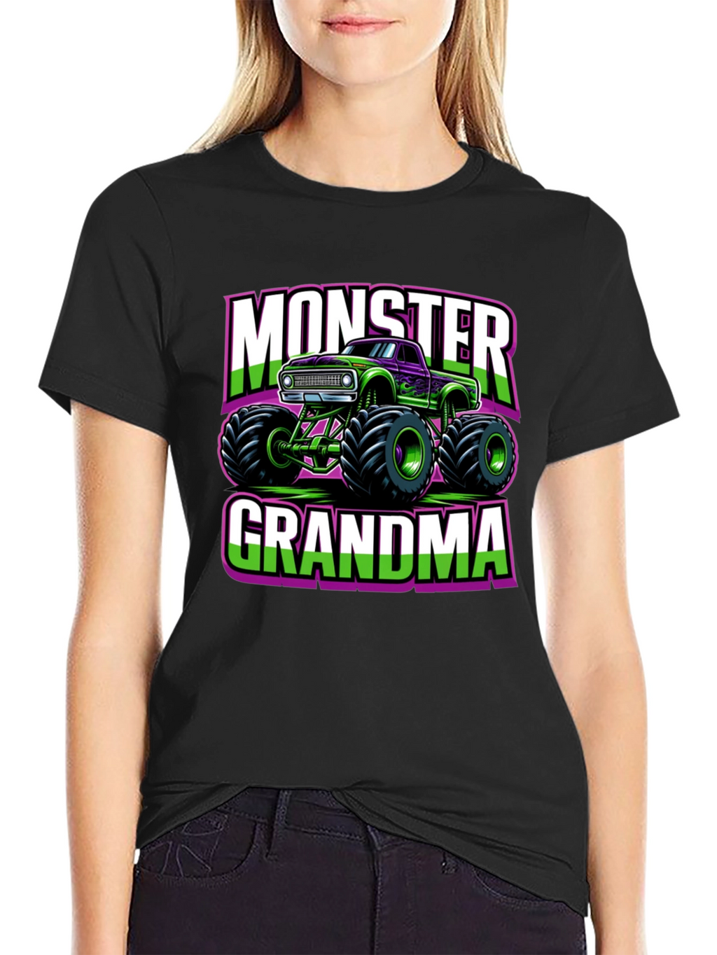 Monster Grandma Truck Graphic Tee