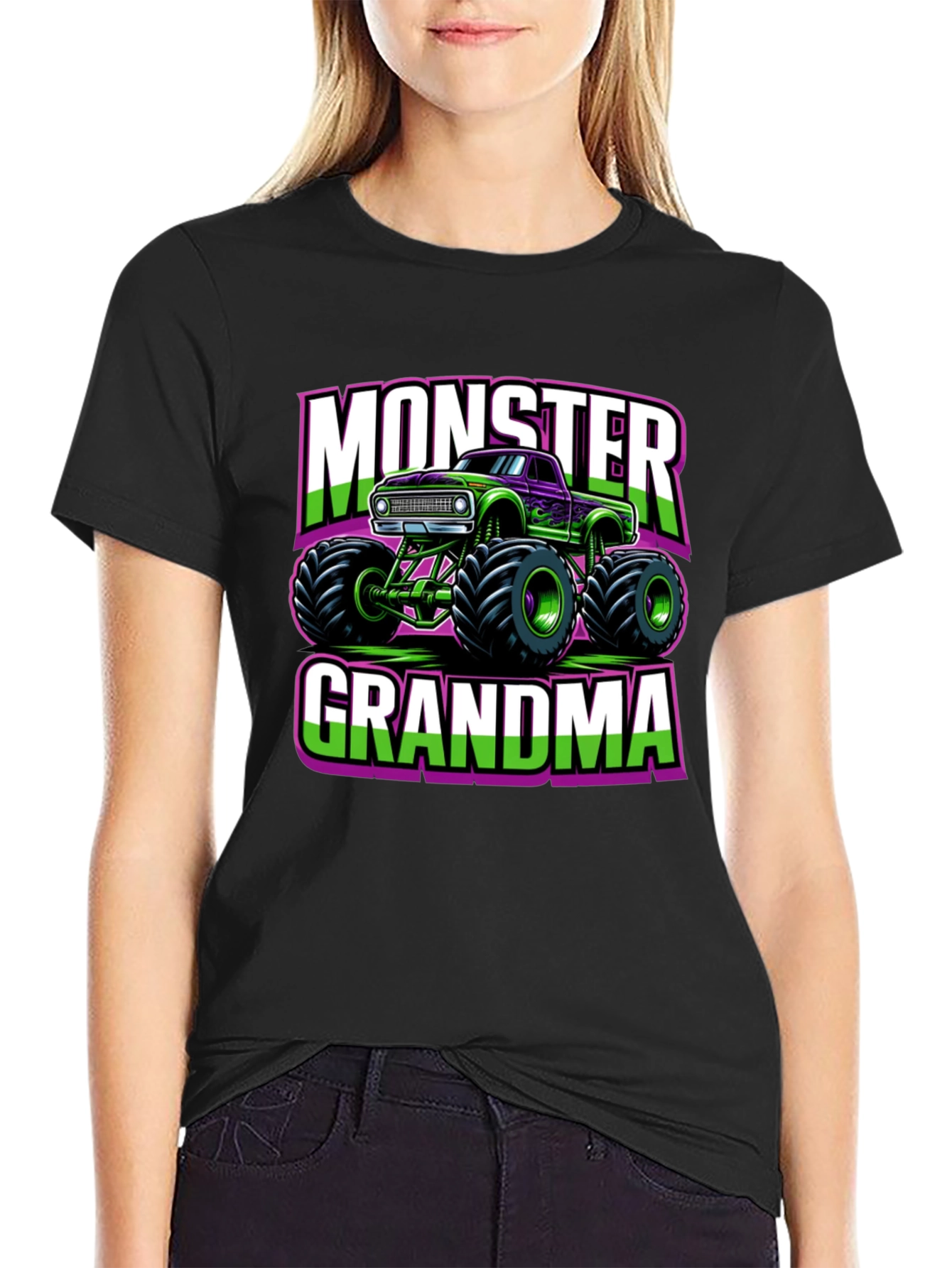 Monster Grandma Truck Graphic Tee
