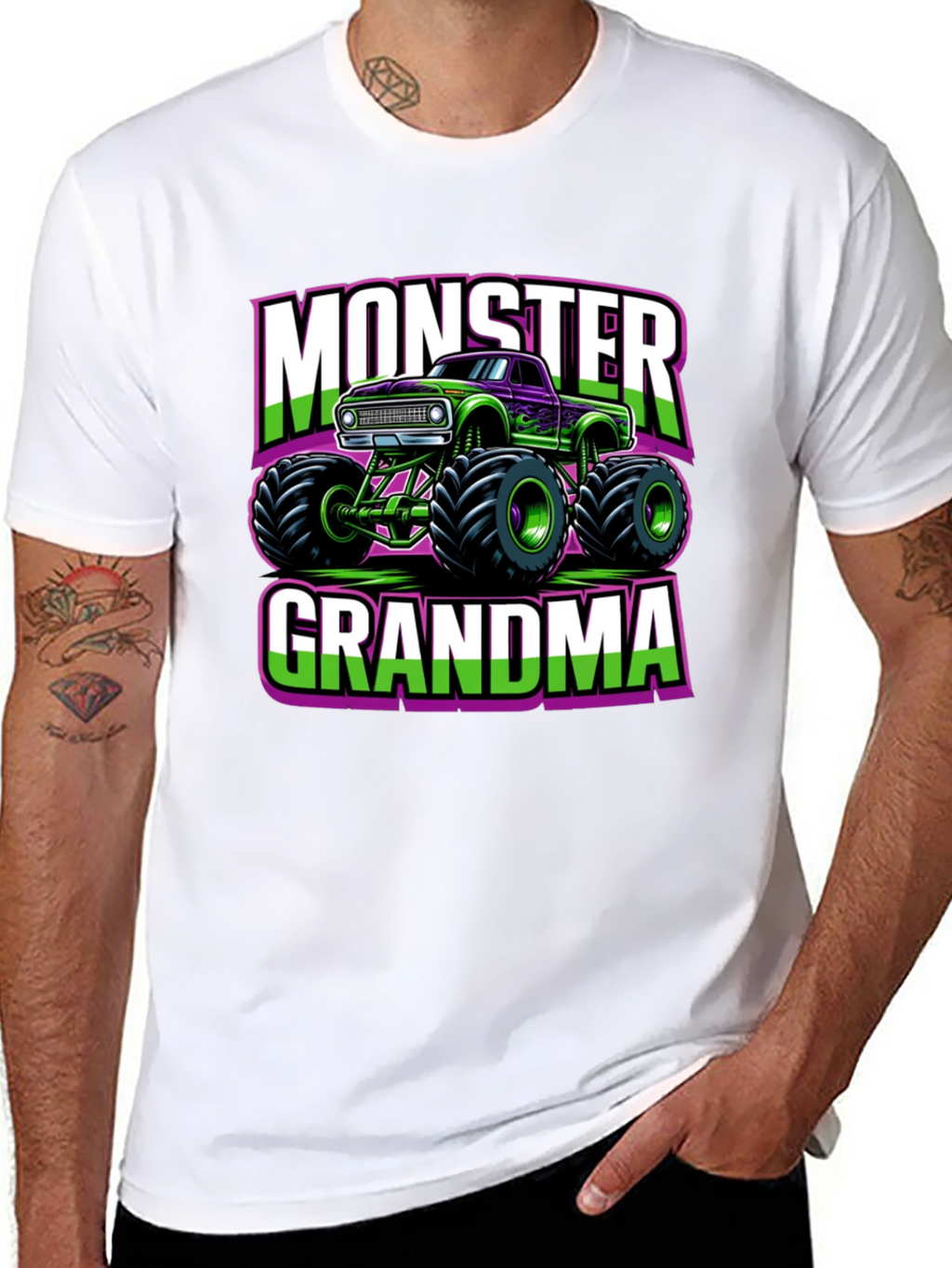 Monster Grandma Truck Graphic Tee