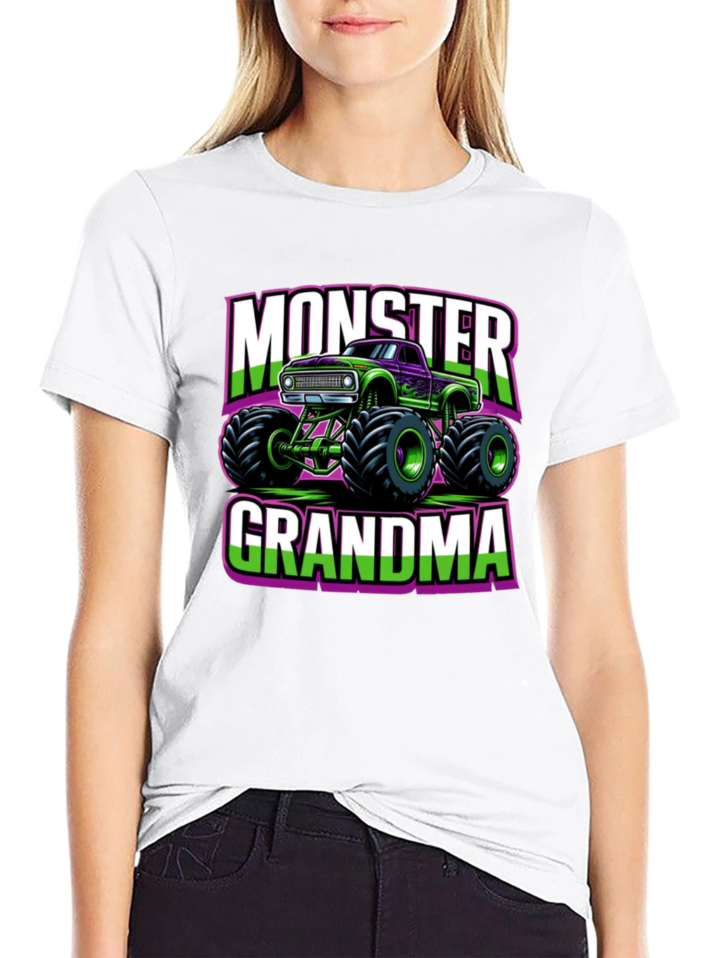 Monster Grandma Truck Graphic Tee