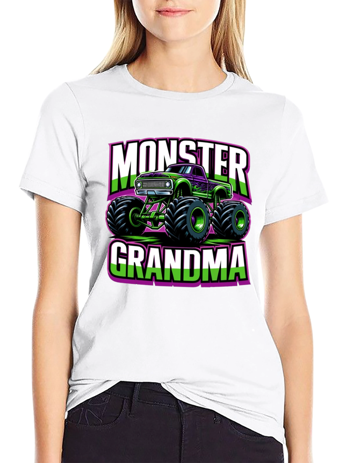 Monster Grandma Truck Graphic Tee