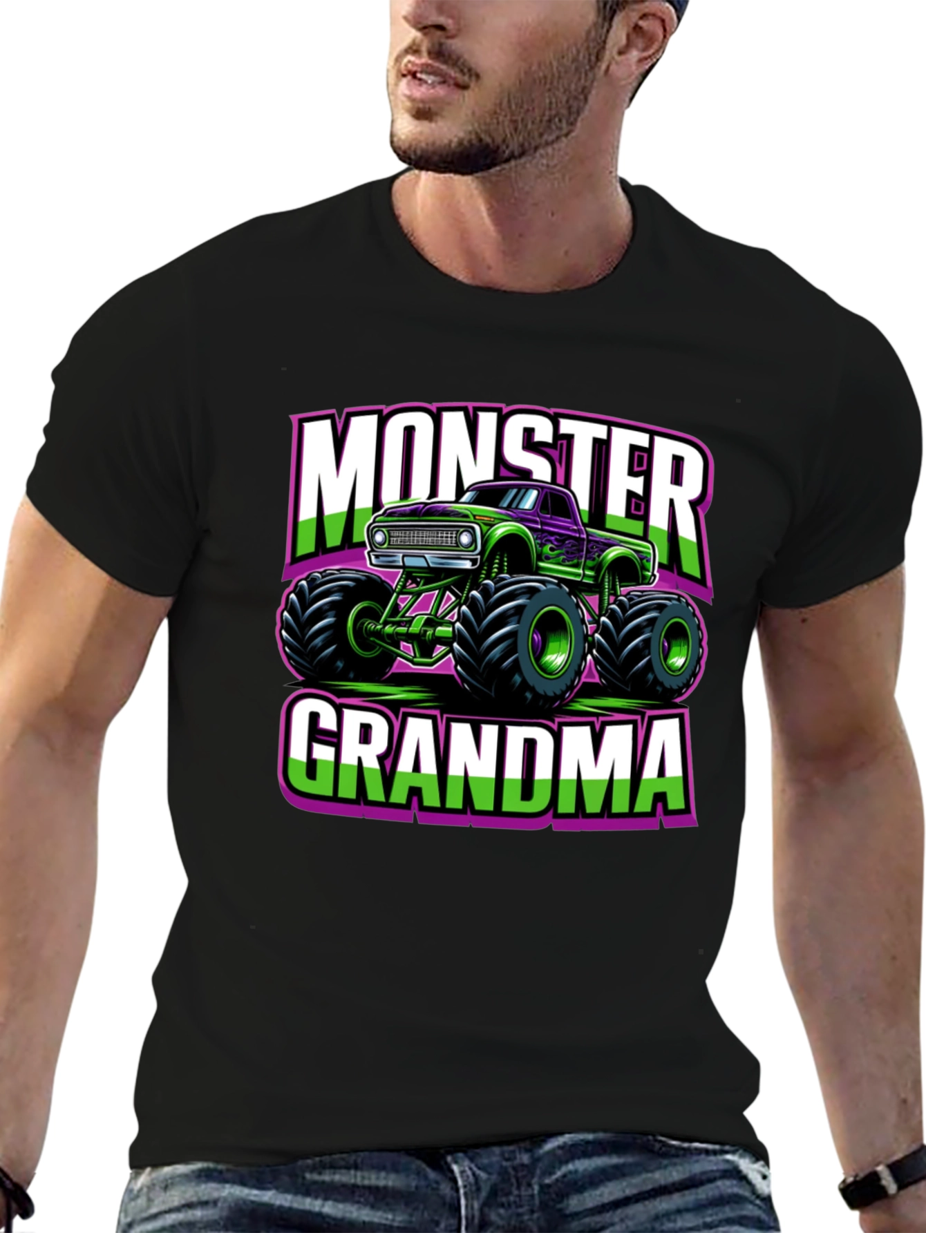 Monster Grandma Truck Graphic Tee
