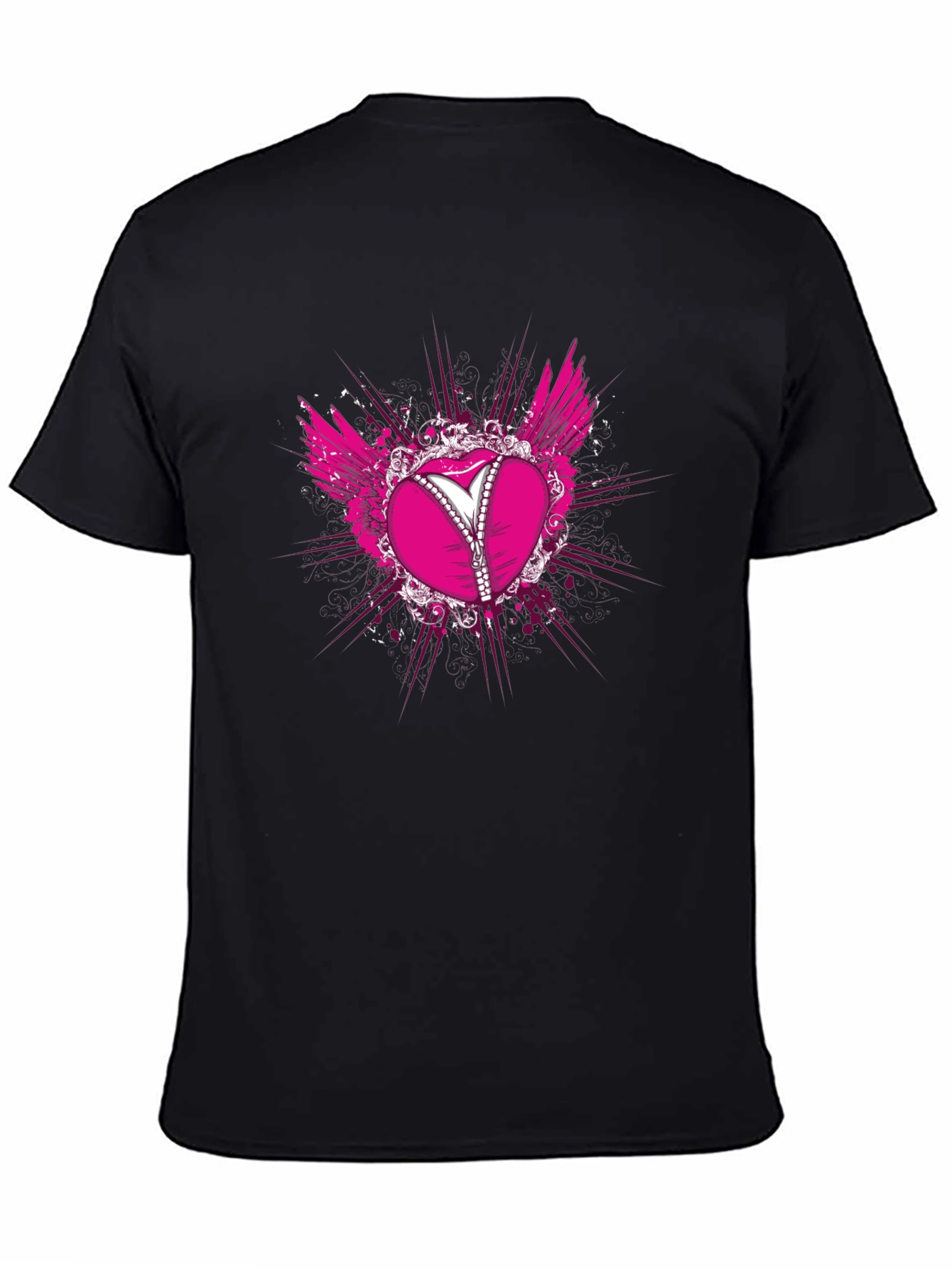 Heart Wings Corset T-Shirt - Unique Fashion