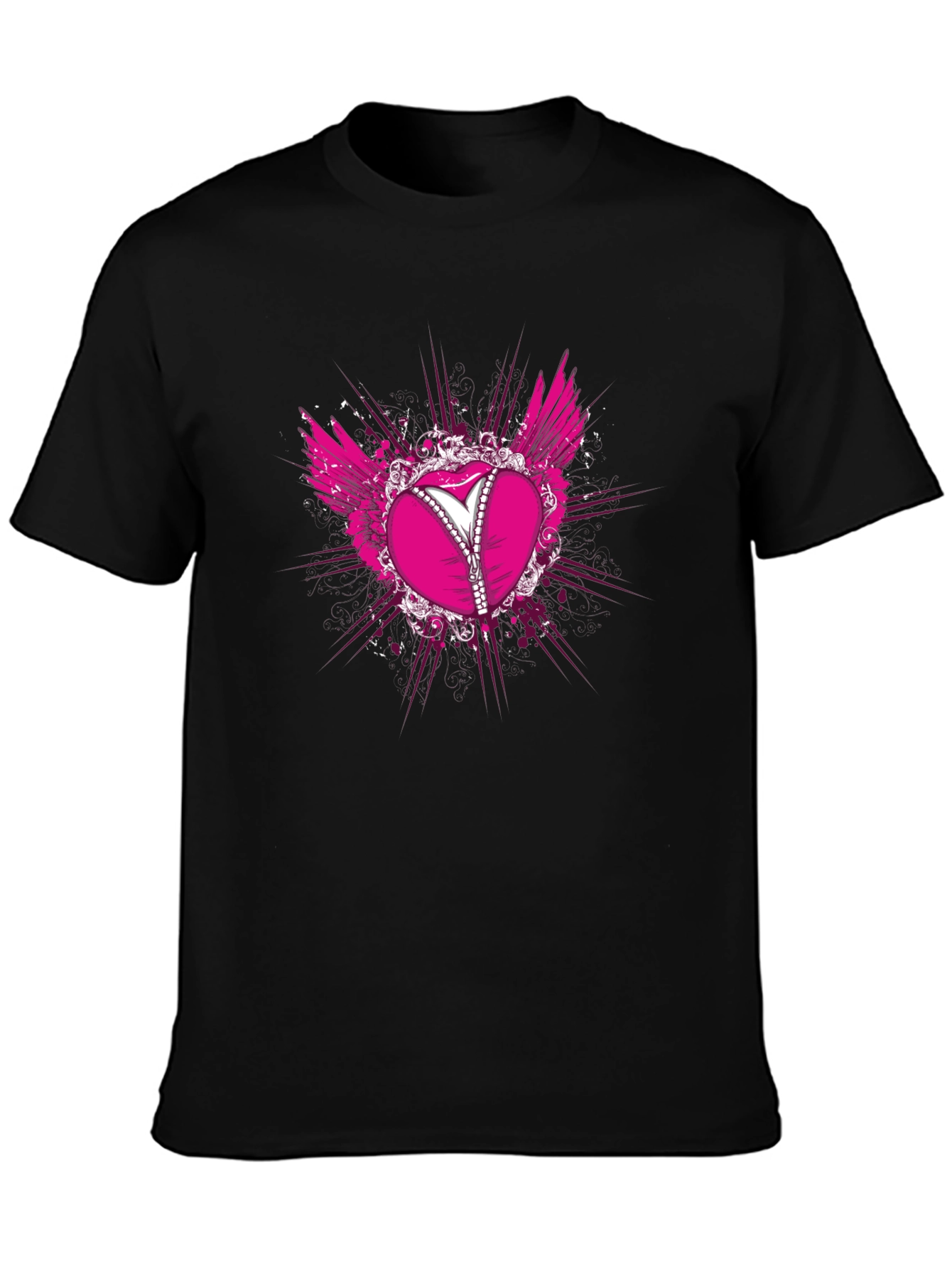 Heart Wings Corset T-Shirt - Unique Fashion