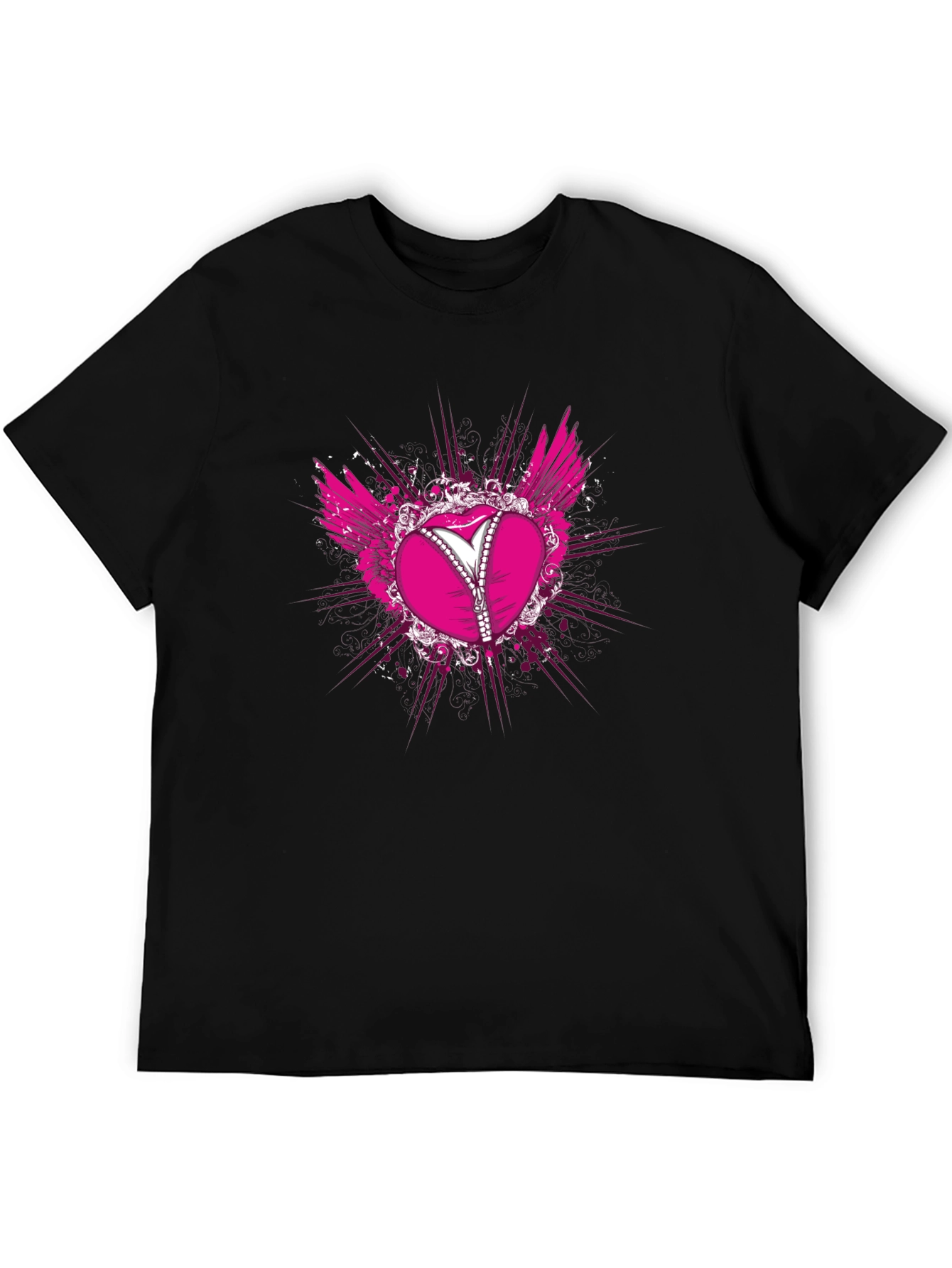 Heart Wings Corset T-Shirt - Unique Fashion