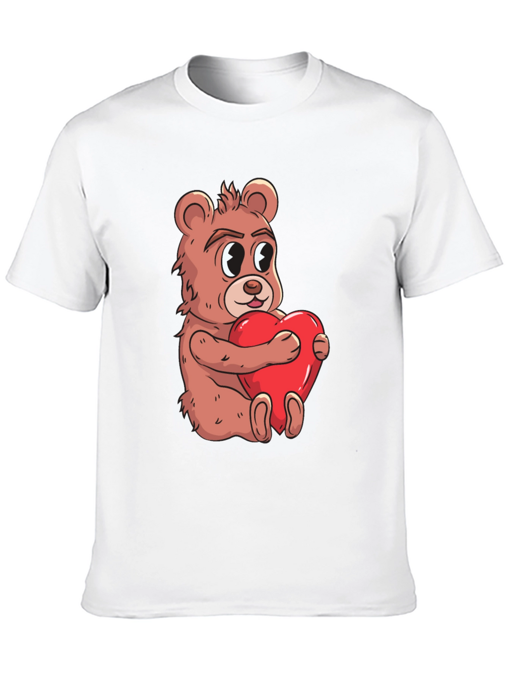 Bear Hug Heart T-Shirt - Valentines Day