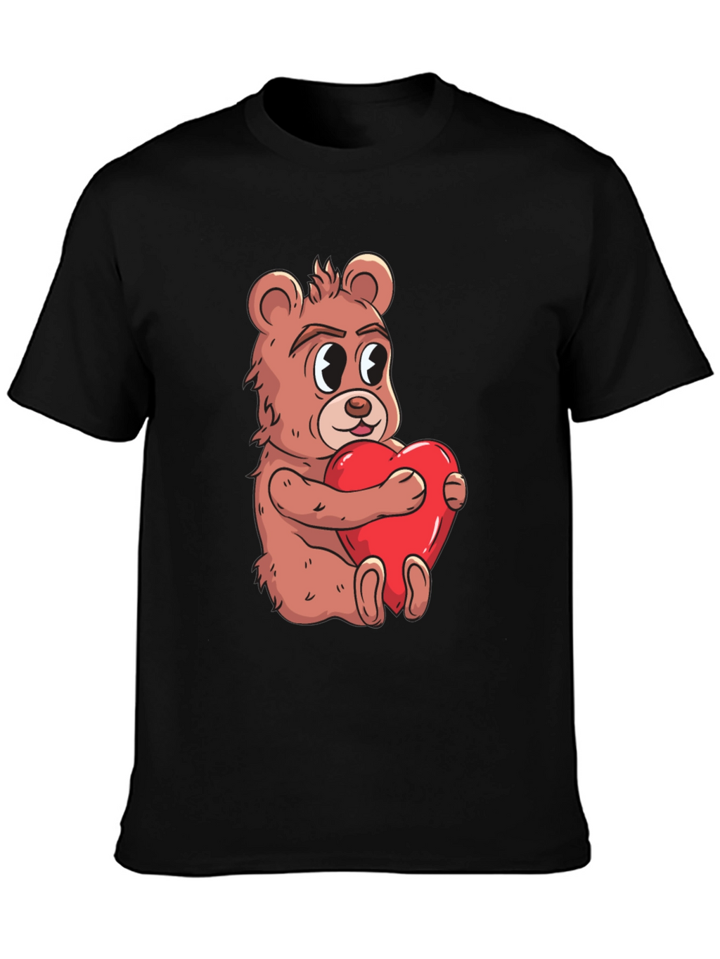 Bear Hug Heart T-Shirt - Valentines Day