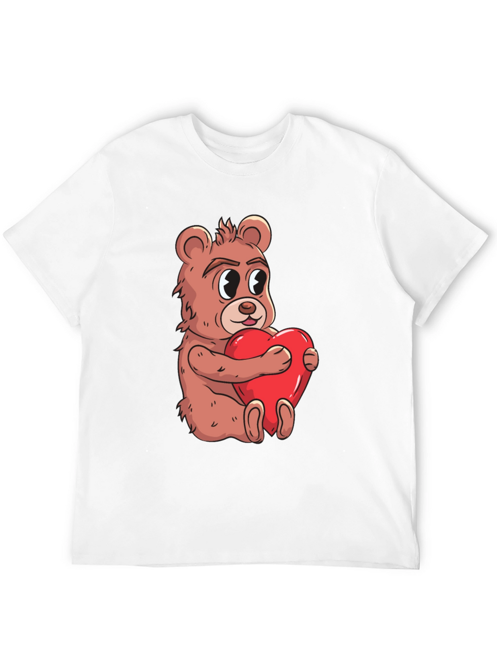 Bear Hug Heart T-Shirt - Valentines Day