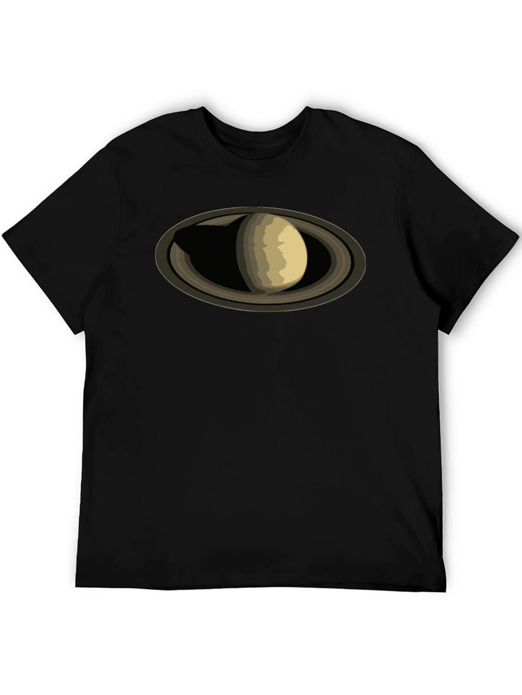 Saturn Graphic Black T-Shirt