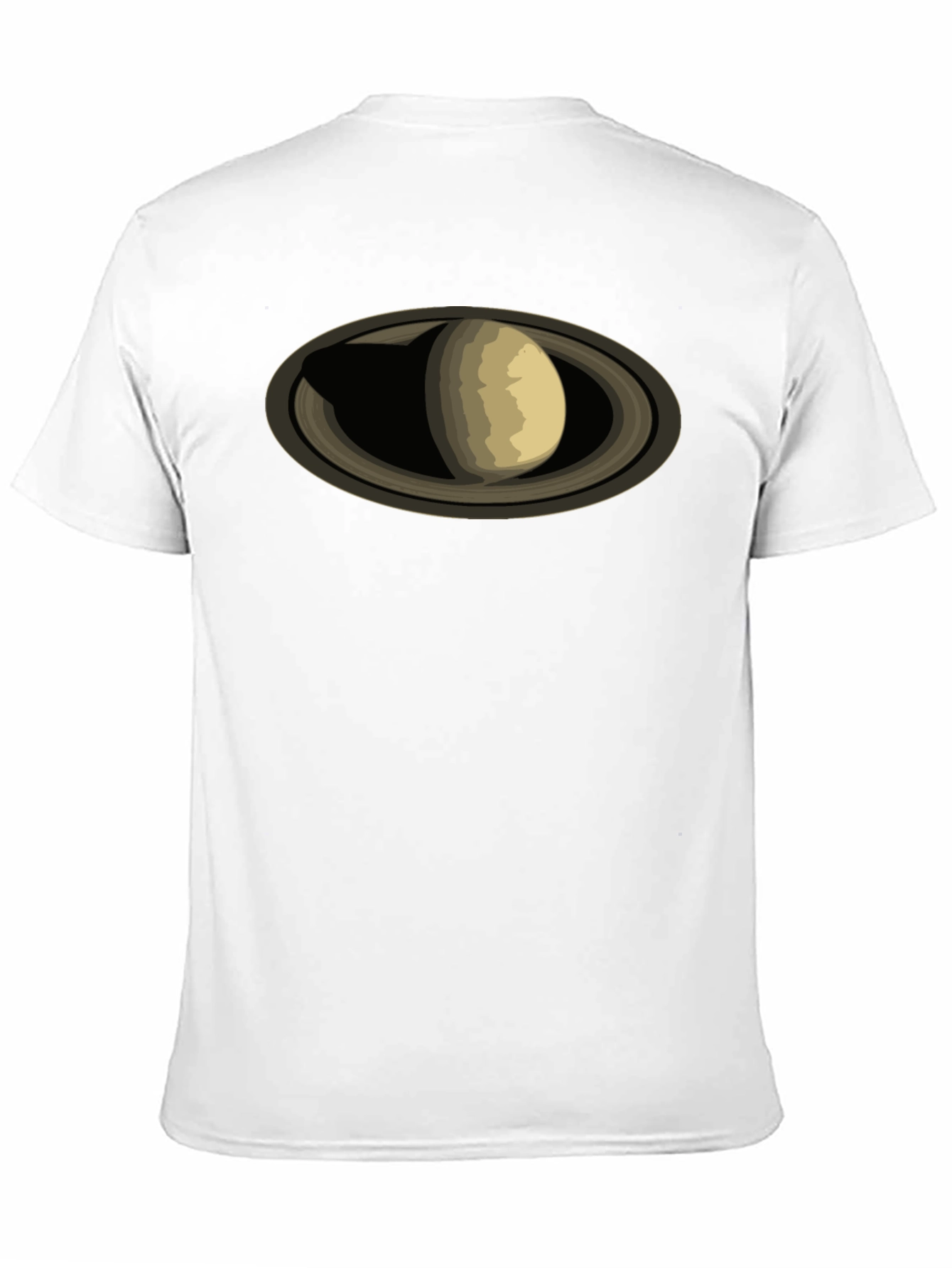 Saturn Graphic Black T-Shirt