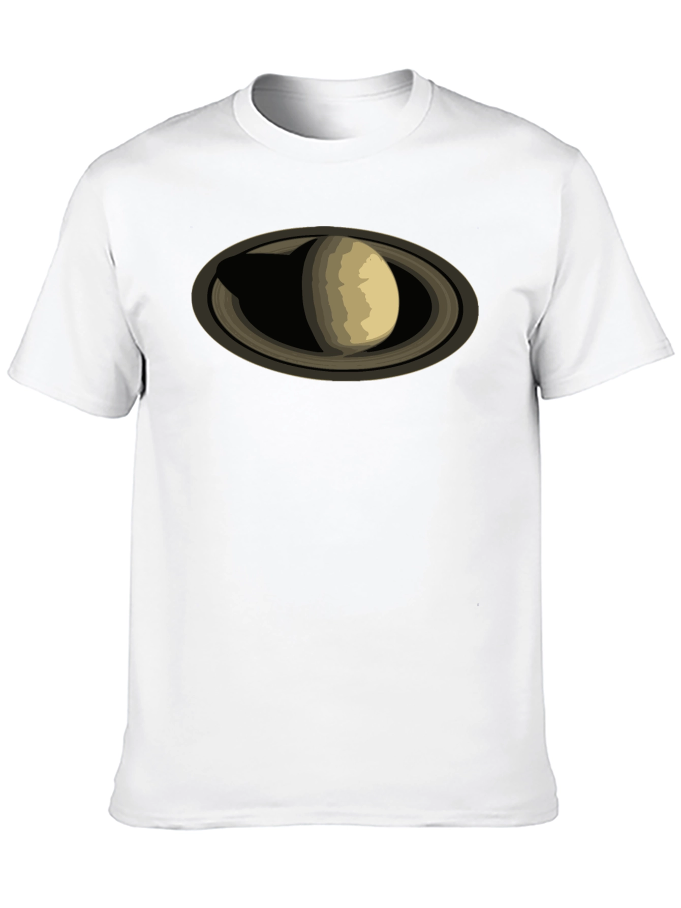 Saturn Graphic Black T-Shirt