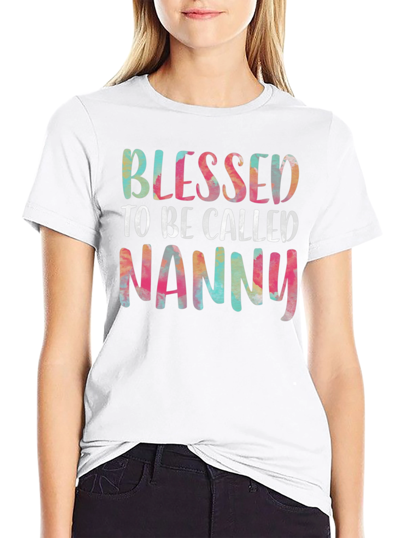 Blessed To Be Called Nanny Graphic Tee
