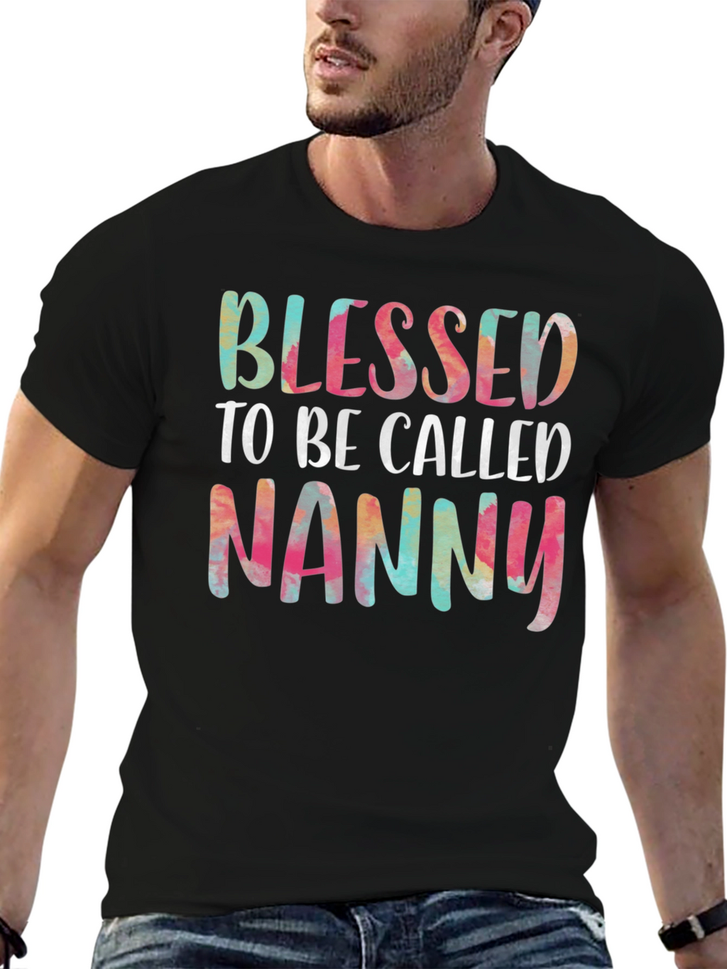 Blessed To Be Called Nanny Graphic Tee