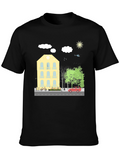 Cityscape T-Shirt: Stylish Urban Graphic Tee