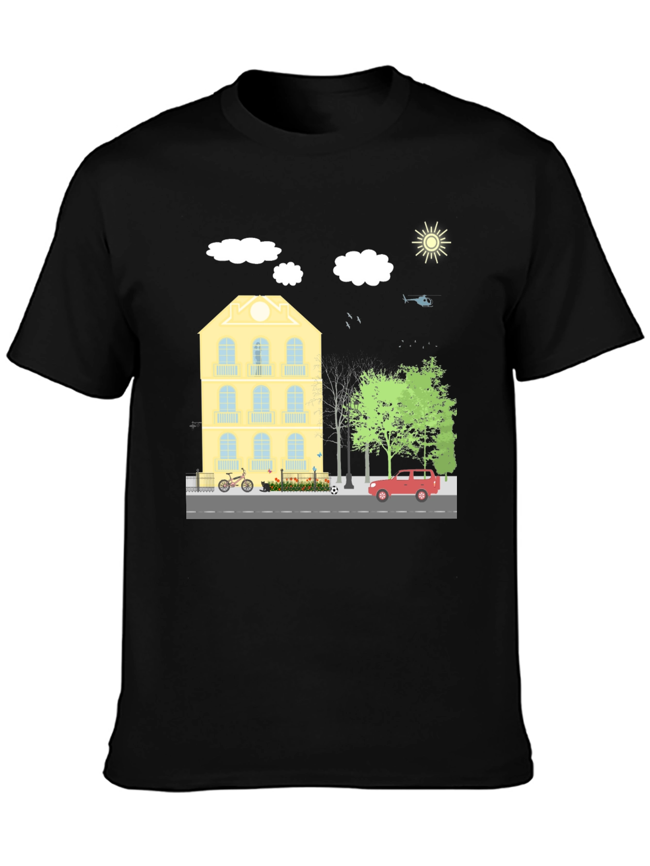 Cityscape T-Shirt: Stylish Urban Graphic Tee