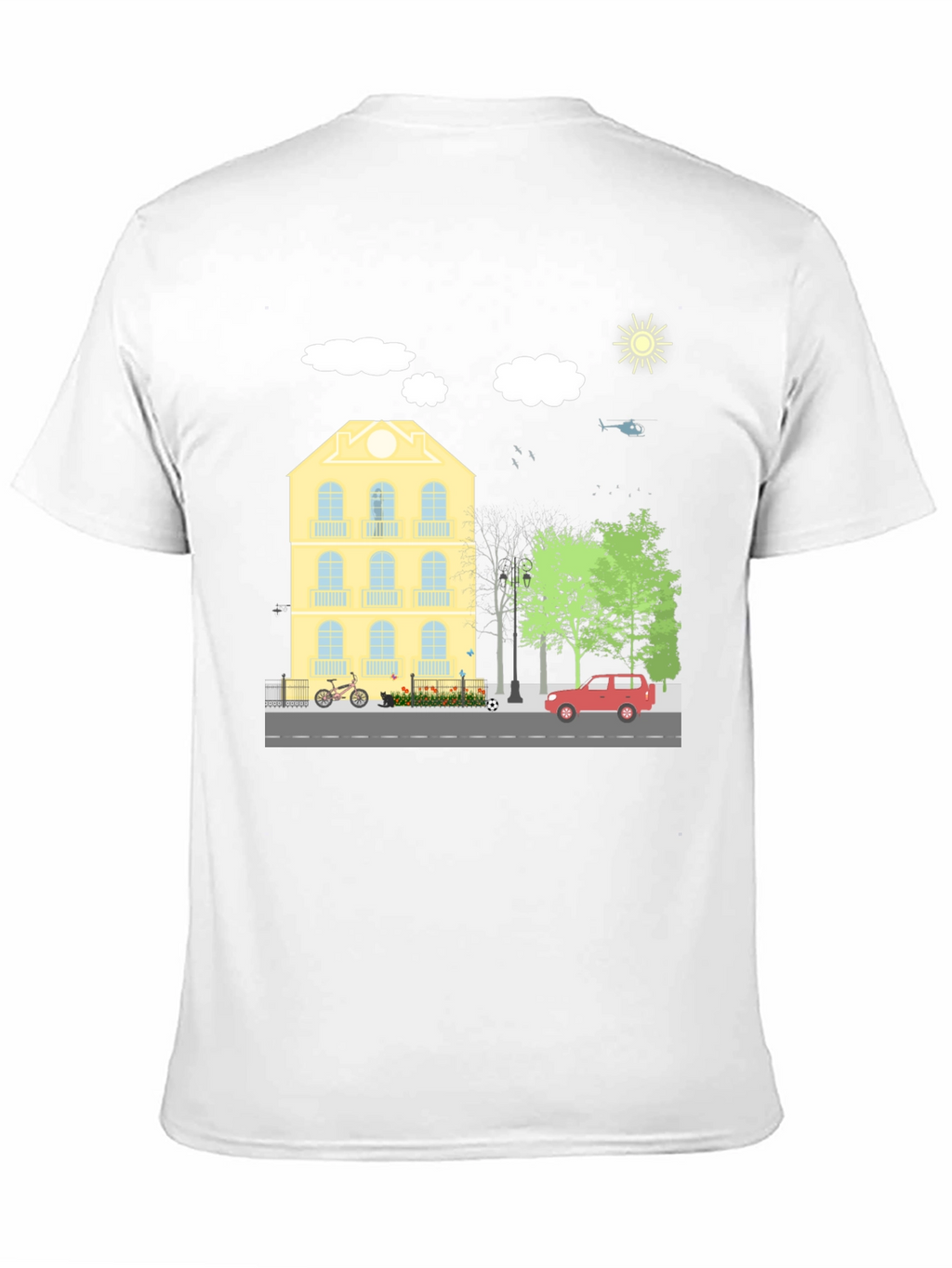 Cityscape T-Shirt: Stylish Urban Graphic Tee