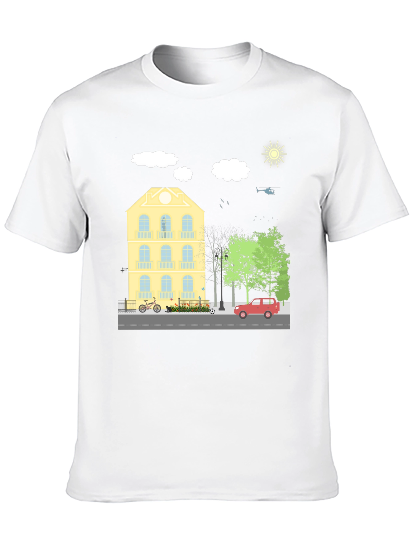 Cityscape T-Shirt: Stylish Urban Graphic Tee