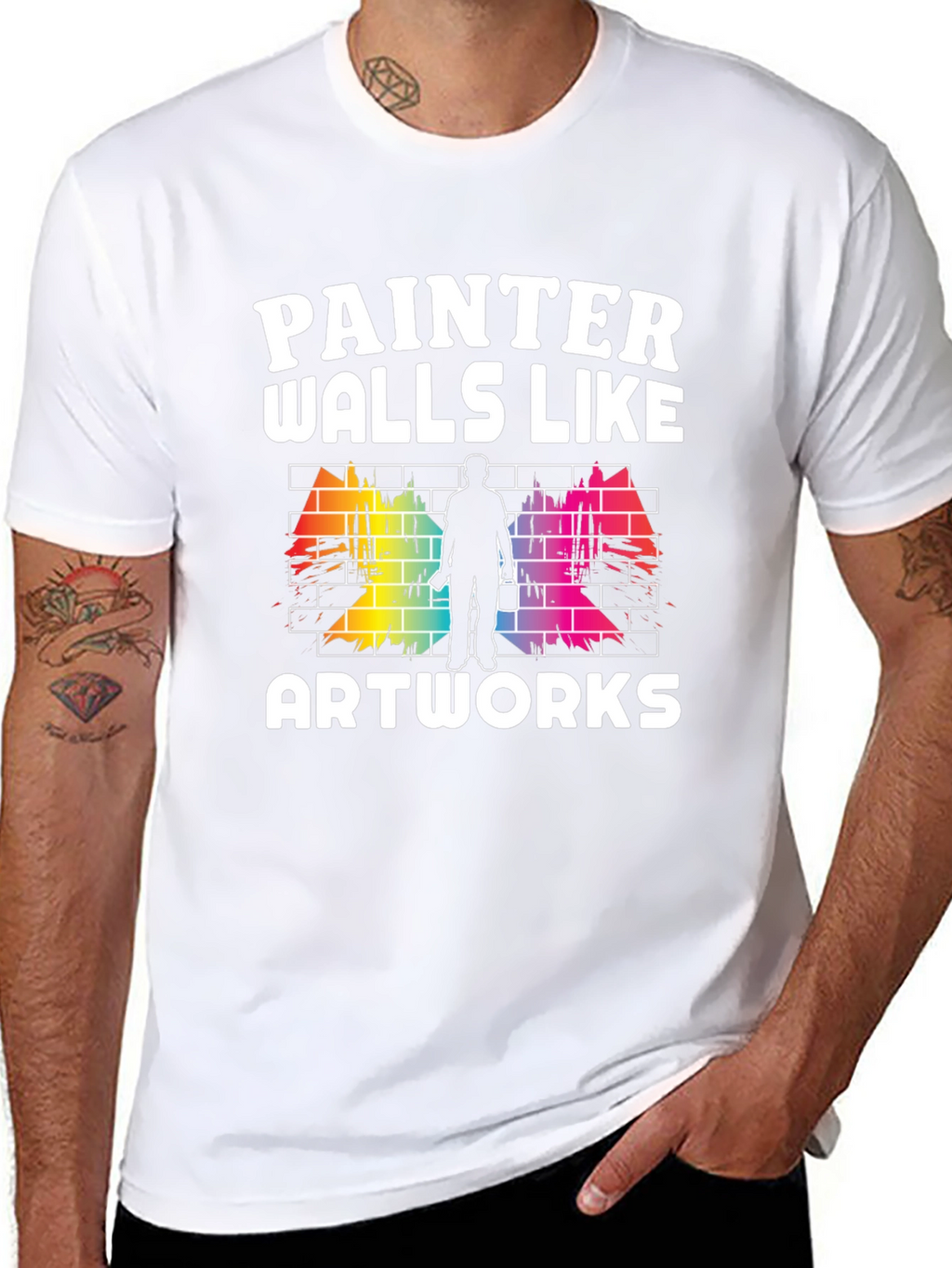 Painter Walls Like Artworks T-Shirt