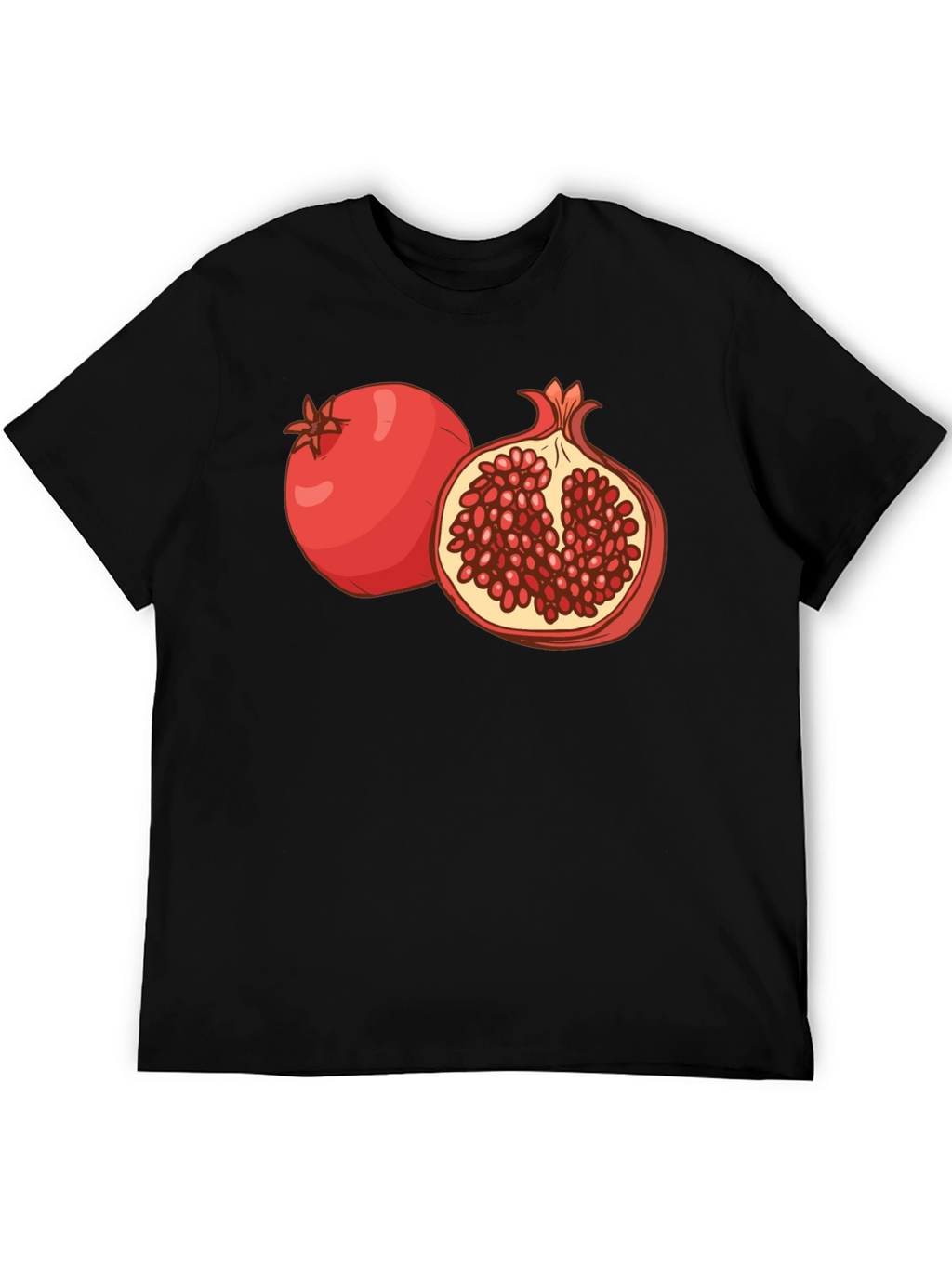 Pomegranate Graphic Print T-Shirt