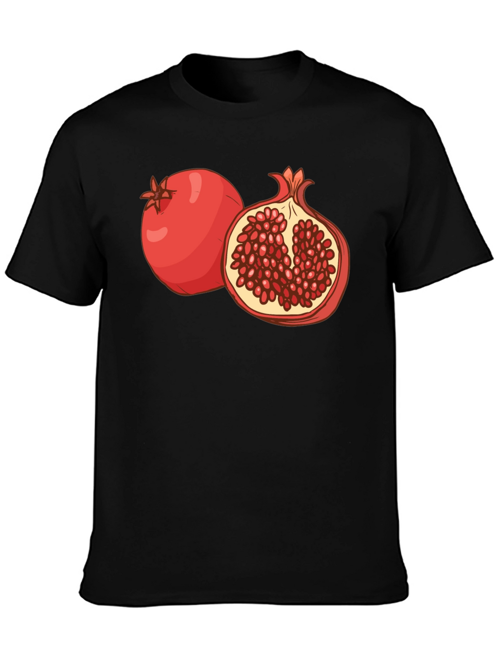 Pomegranate Graphic Print T-Shirt