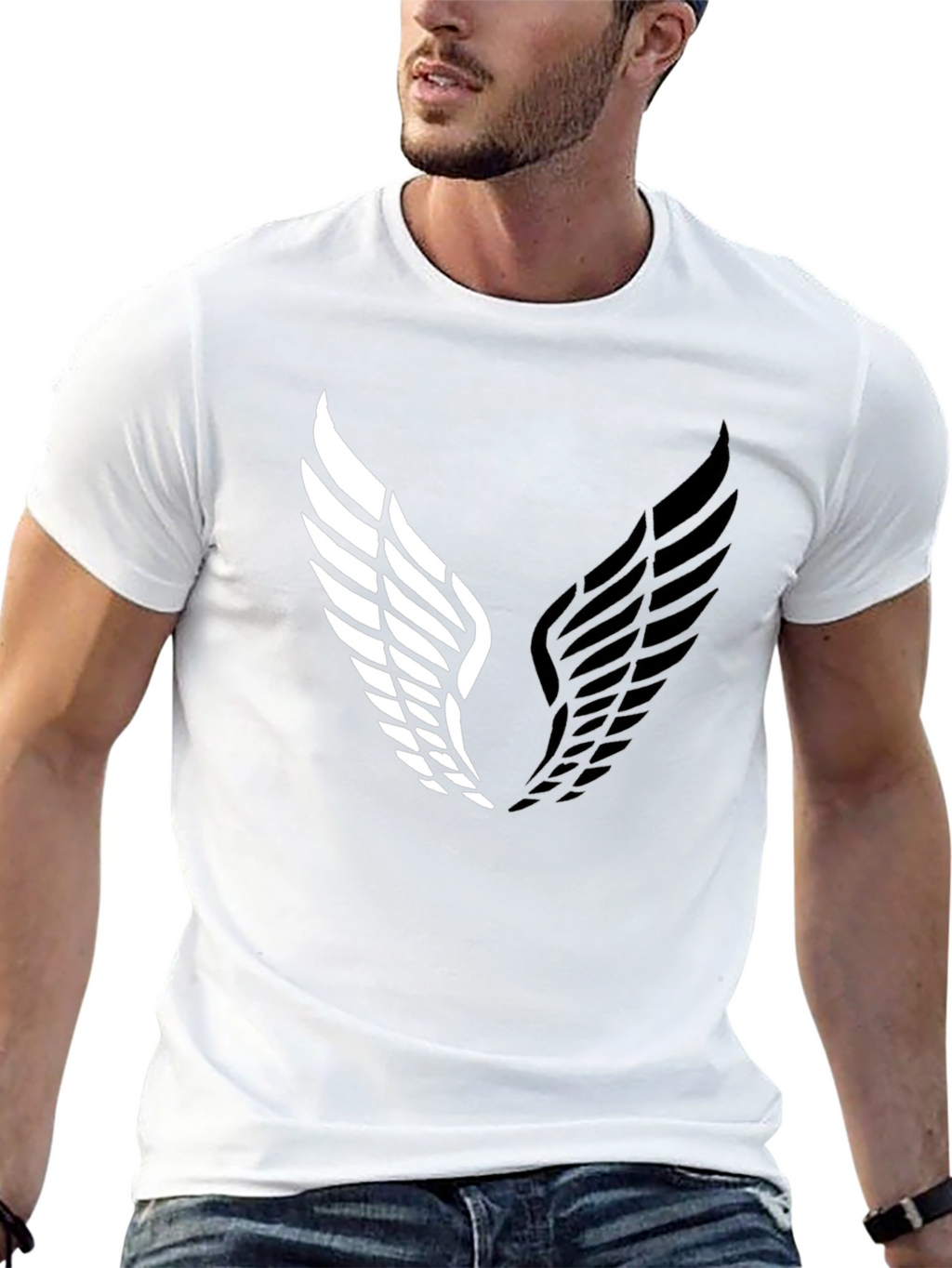 Black Winged T-Shirt