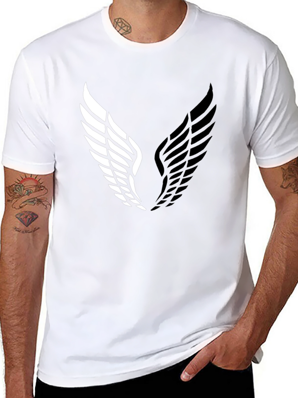 Black Winged T-Shirt
