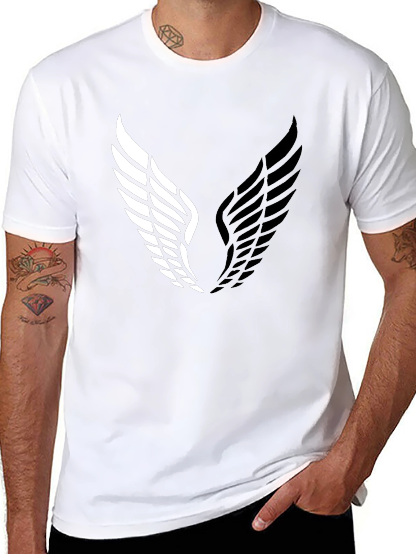 Black Winged T-Shirt