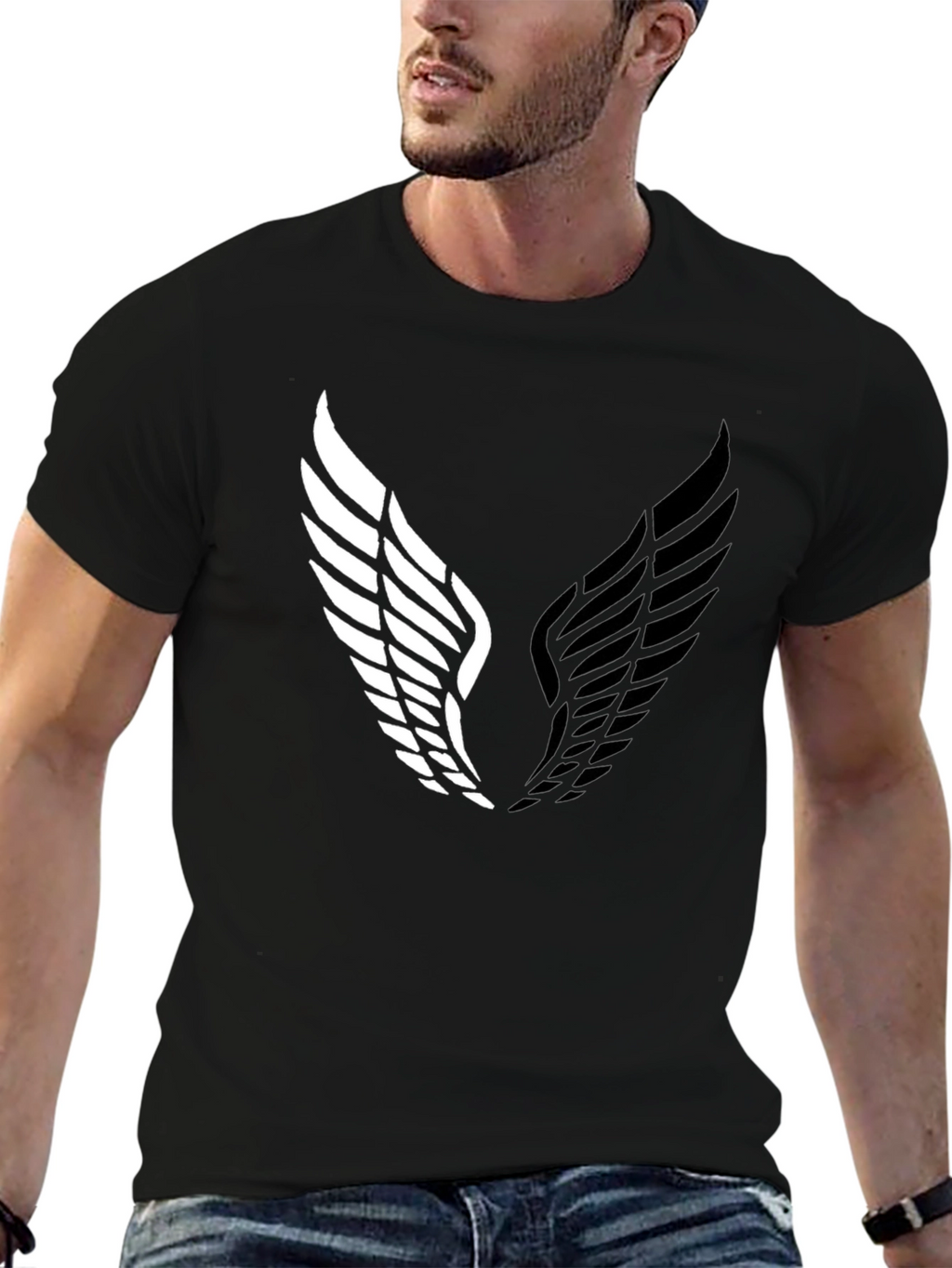 Black Winged T-Shirt