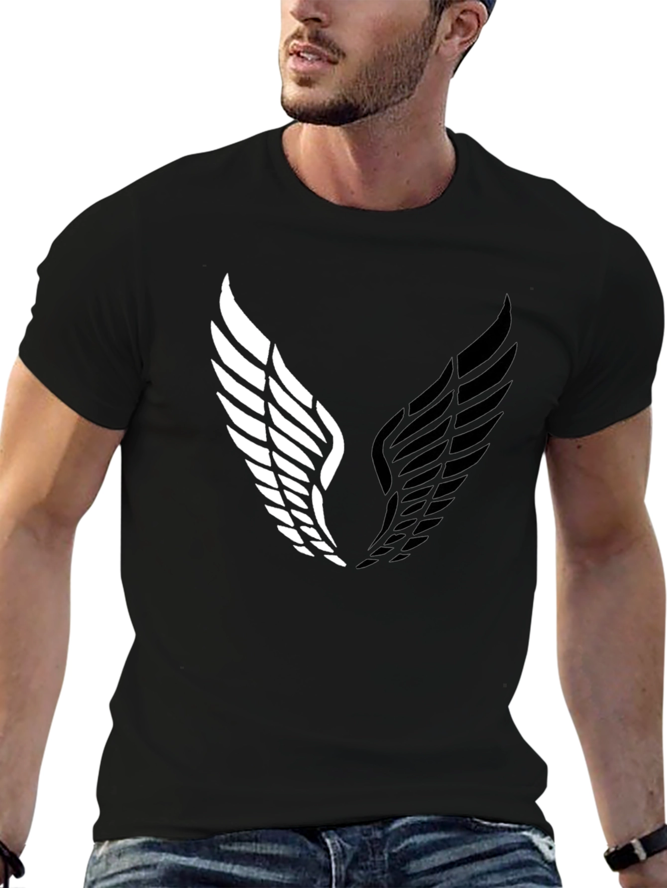 Black Winged T-Shirt