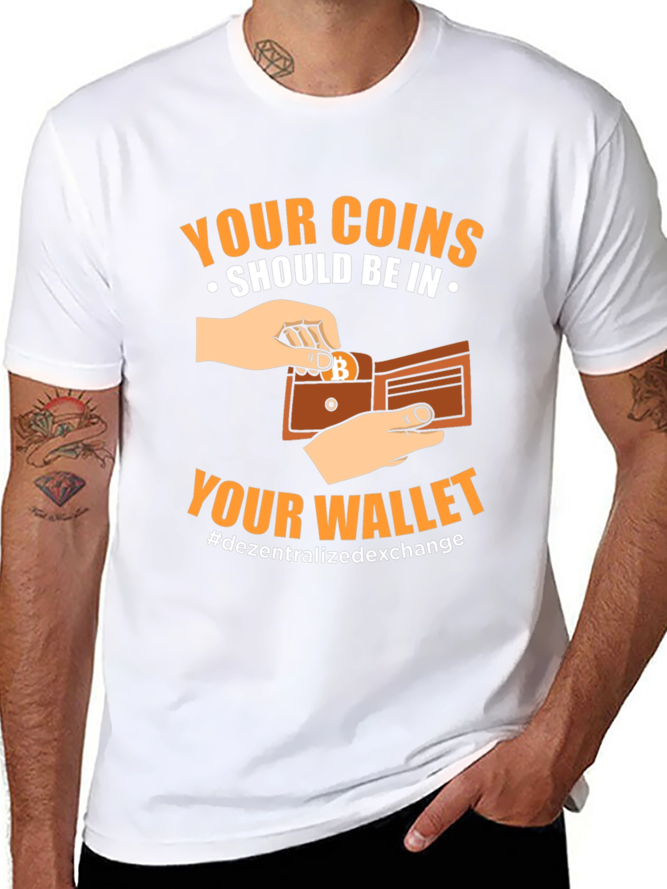 Crypto T-Shirt: Your Coins Should Be In Your Wallet