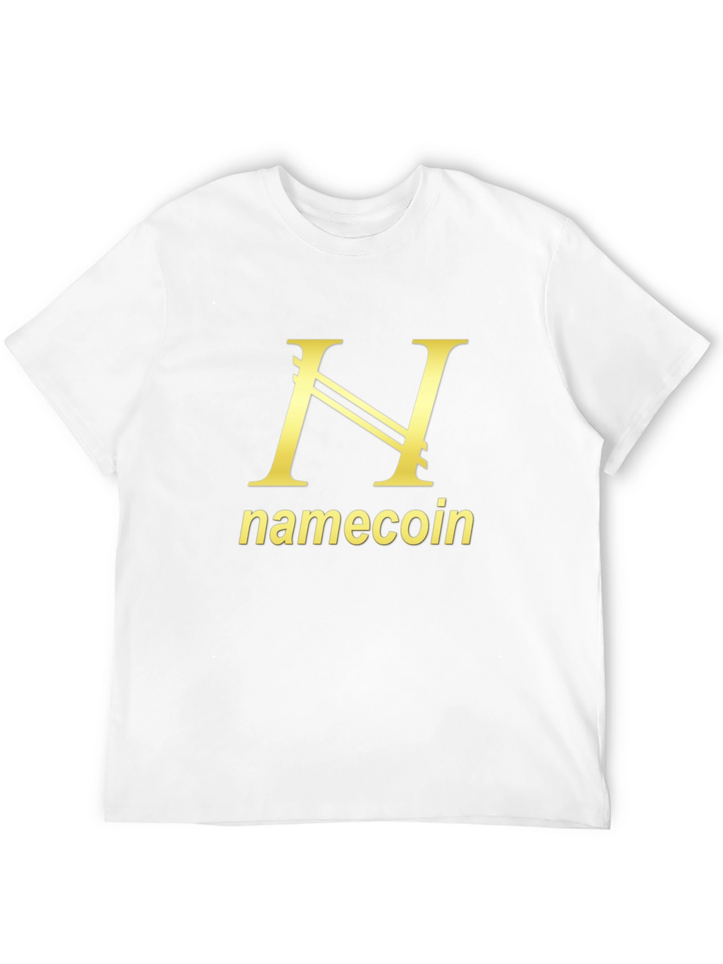 Namecoin T-Shirt - Golden Logo Design