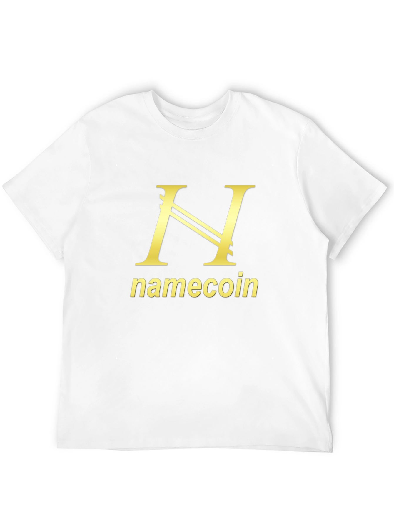 Namecoin T-Shirt - Golden Logo Design