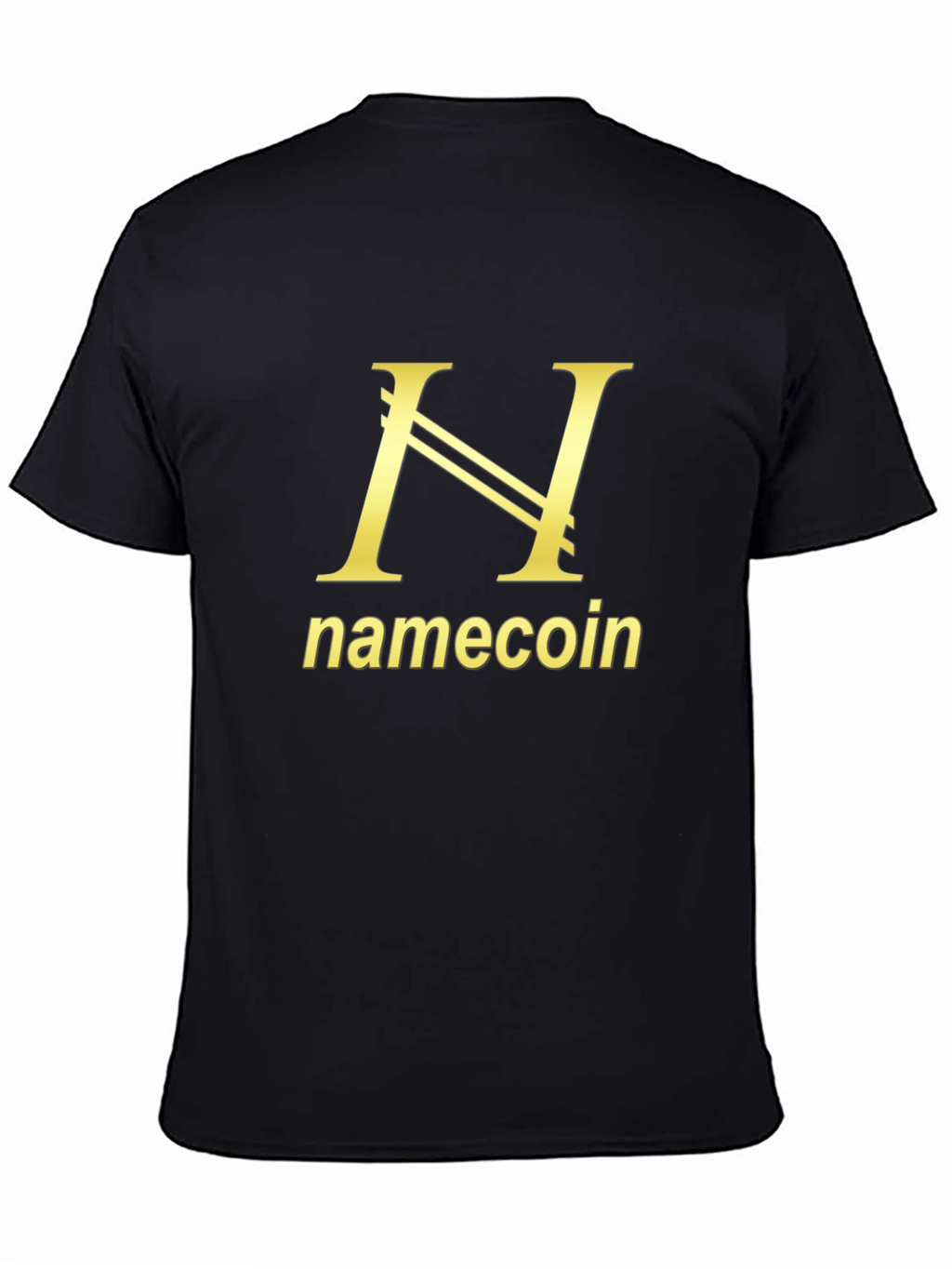 Namecoin T-Shirt - Golden Logo Design