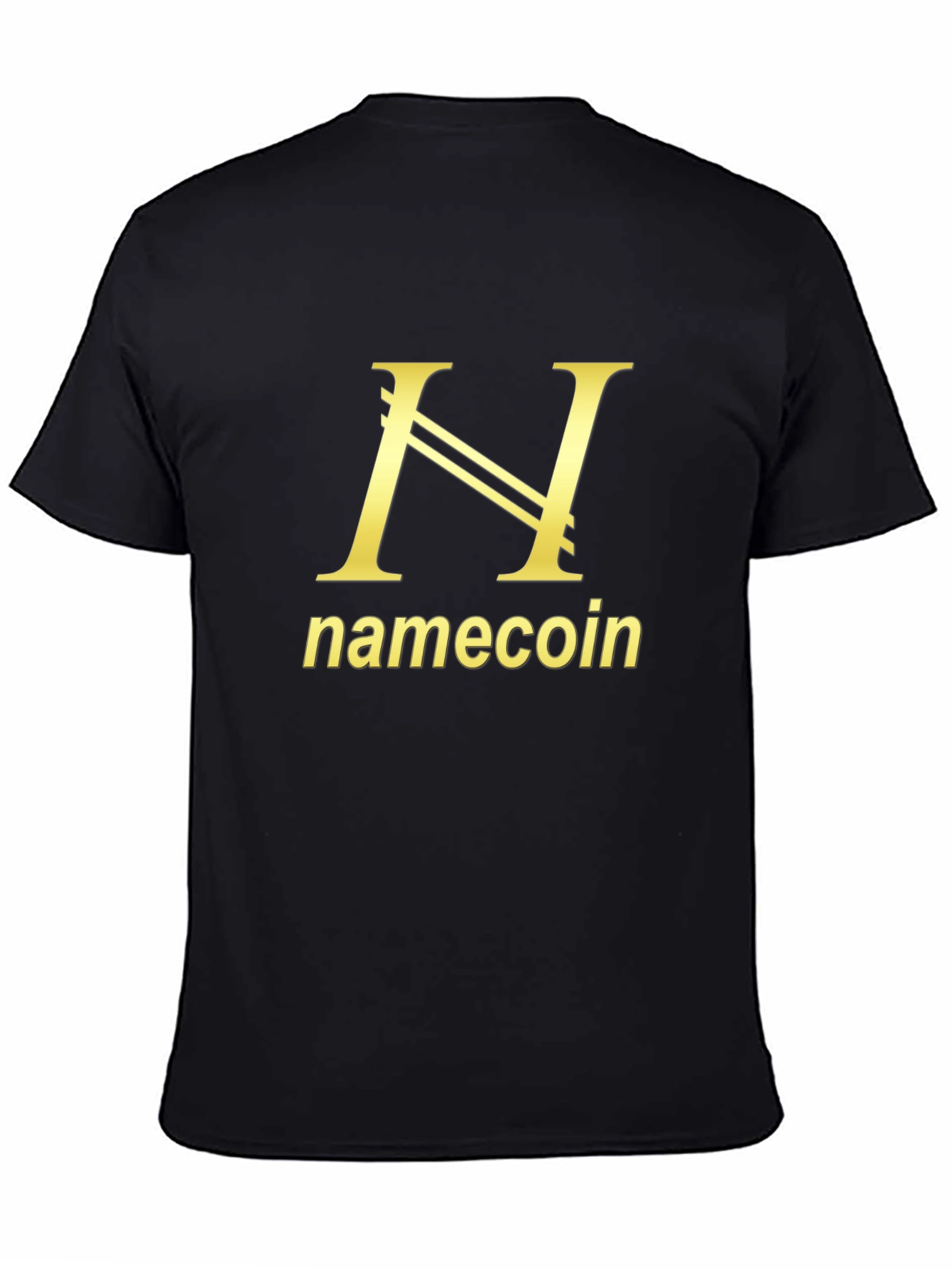 Namecoin T-Shirt - Golden Logo Design