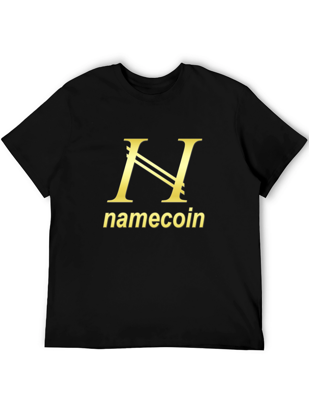 Namecoin T-Shirt - Golden Logo Design