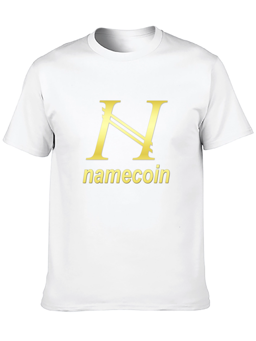 Namecoin T-Shirt - Golden Logo Design