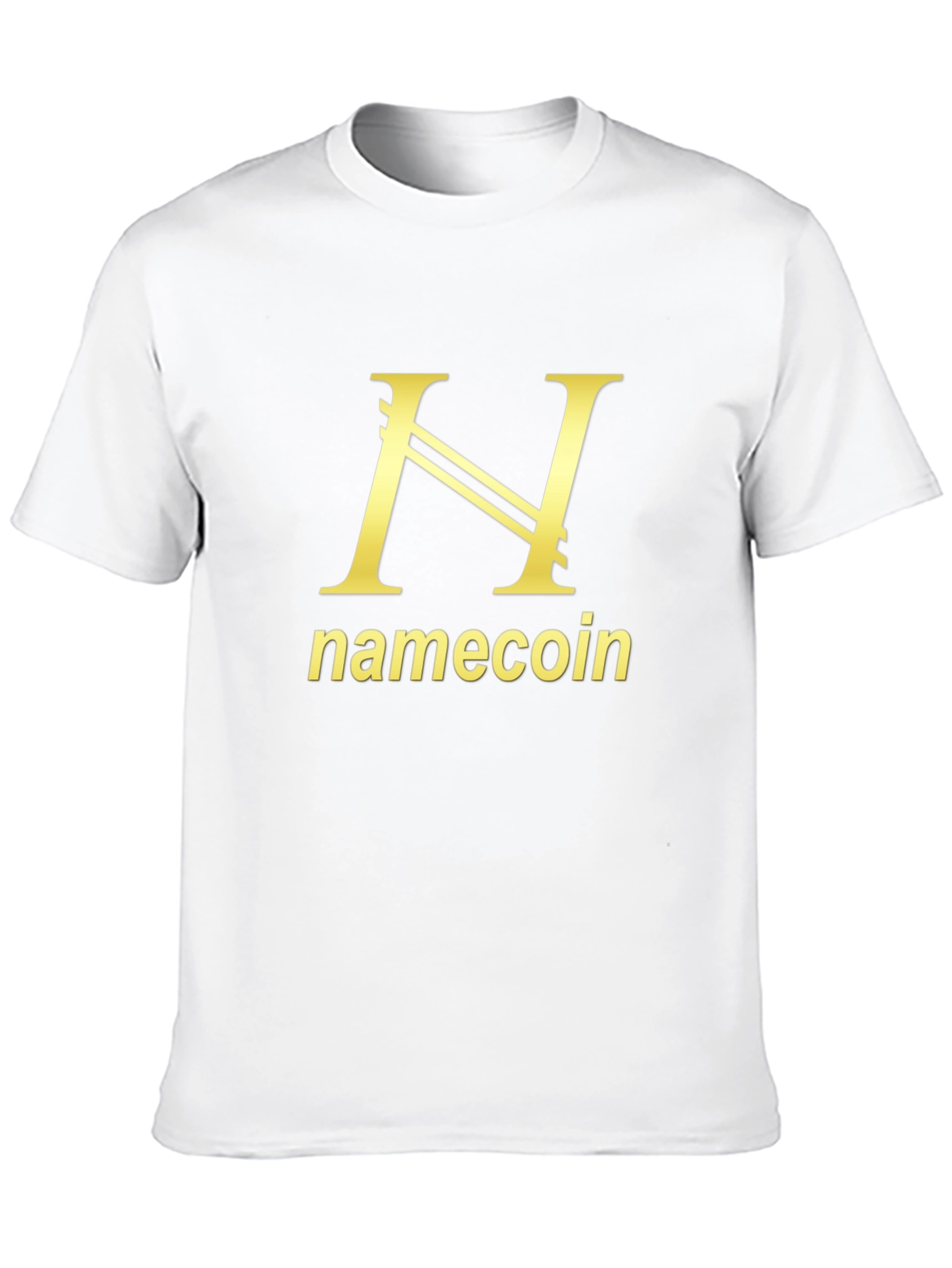 Namecoin T-Shirt - Golden Logo Design