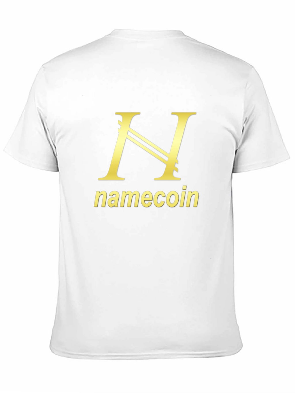 Namecoin T-Shirt - Golden Logo Design