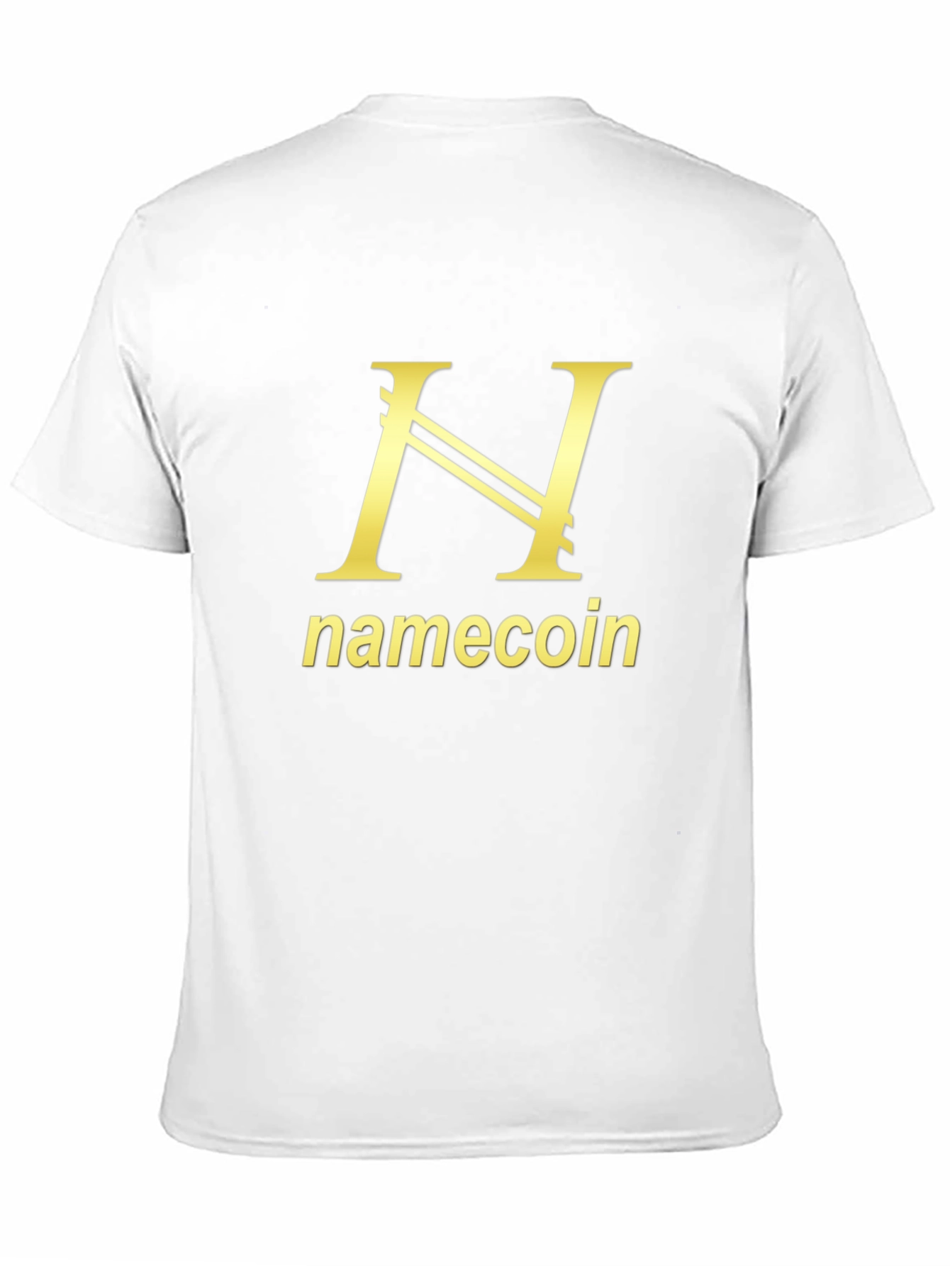 Namecoin T-Shirt - Golden Logo Design