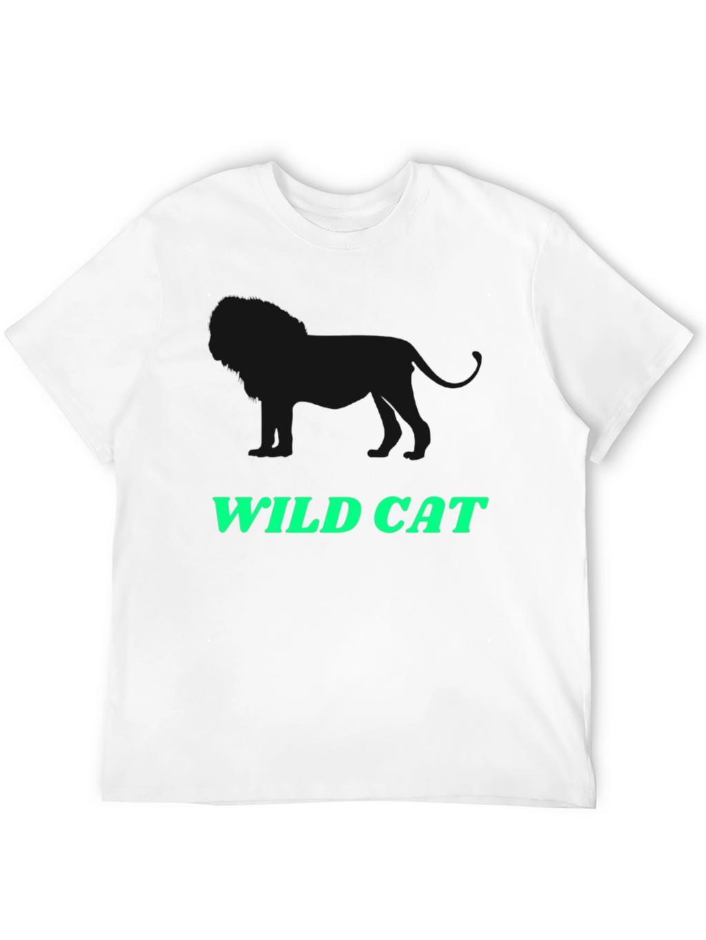 Wild Cat Graphic Tee - Black