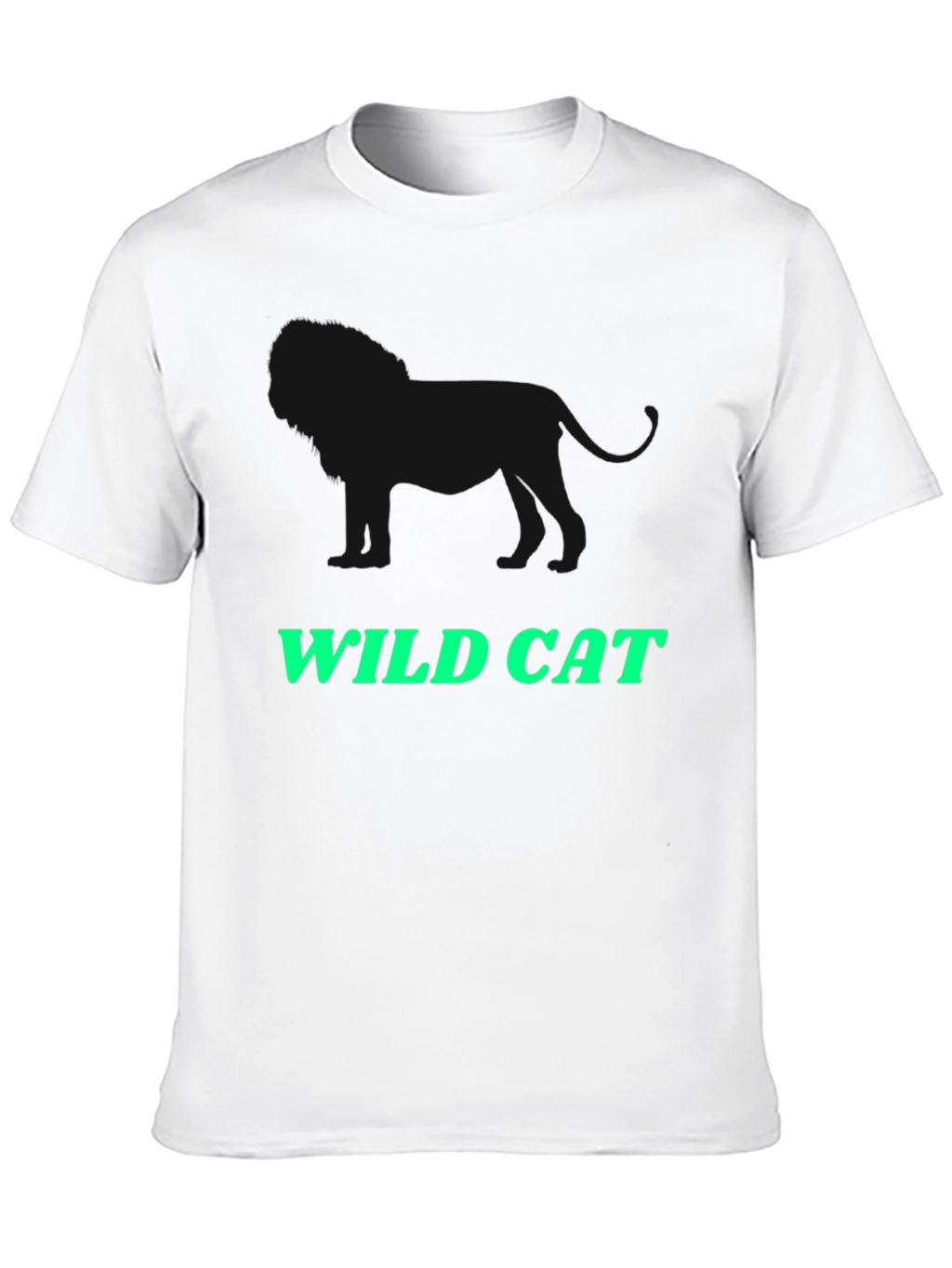 Wild Cat Graphic Tee - Black