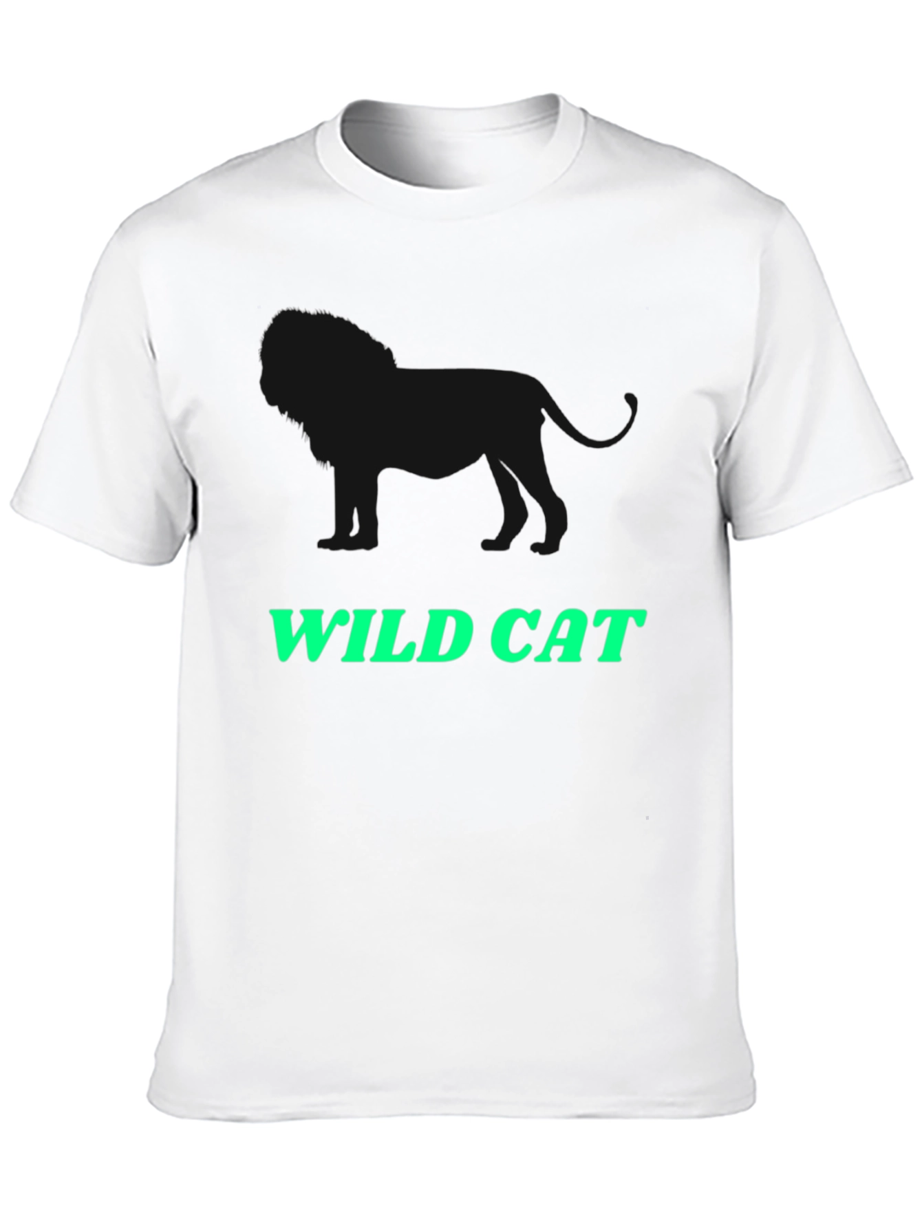 Wild Cat Graphic Tee - Black