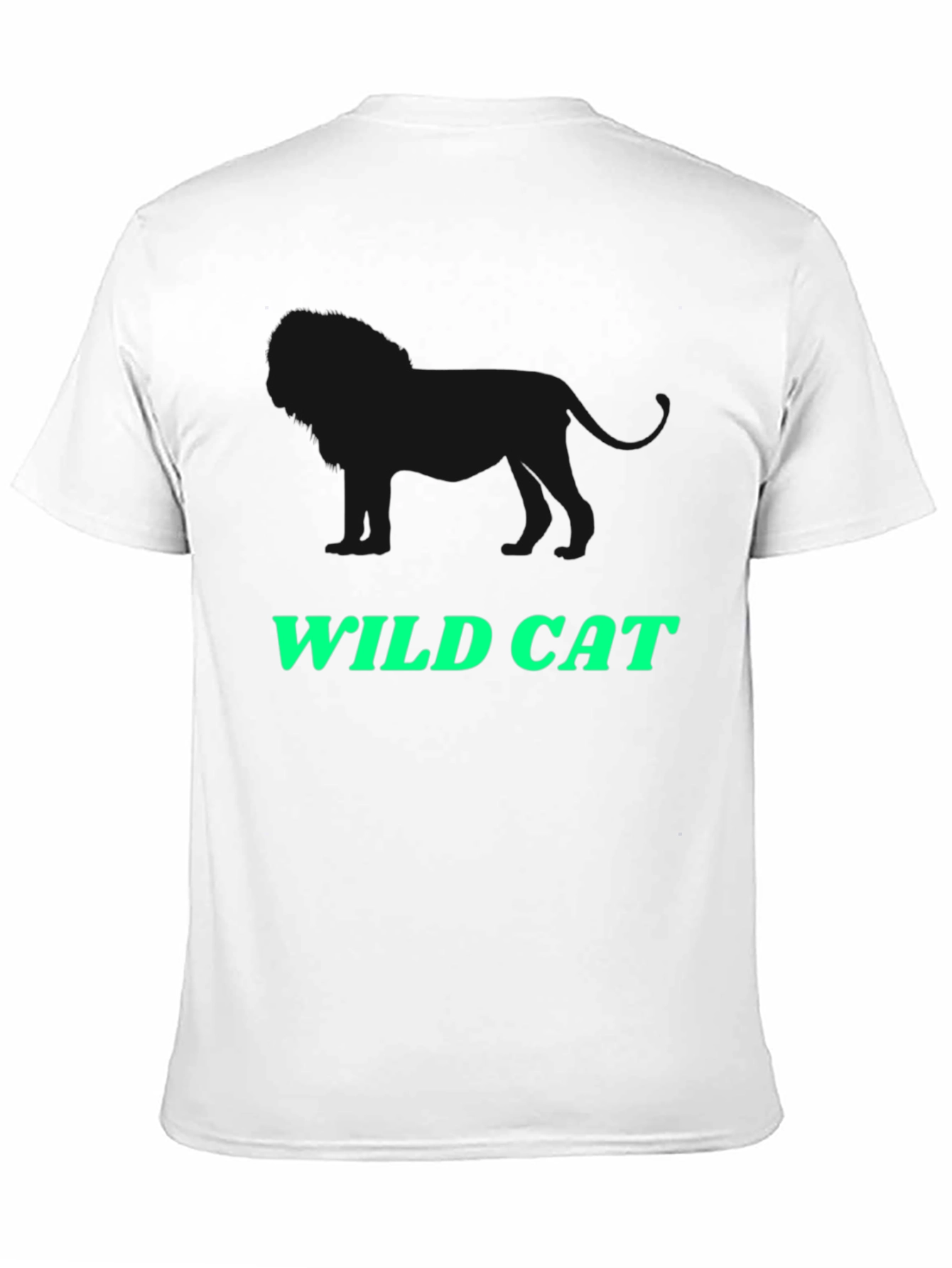 Wild Cat Graphic Tee - Black