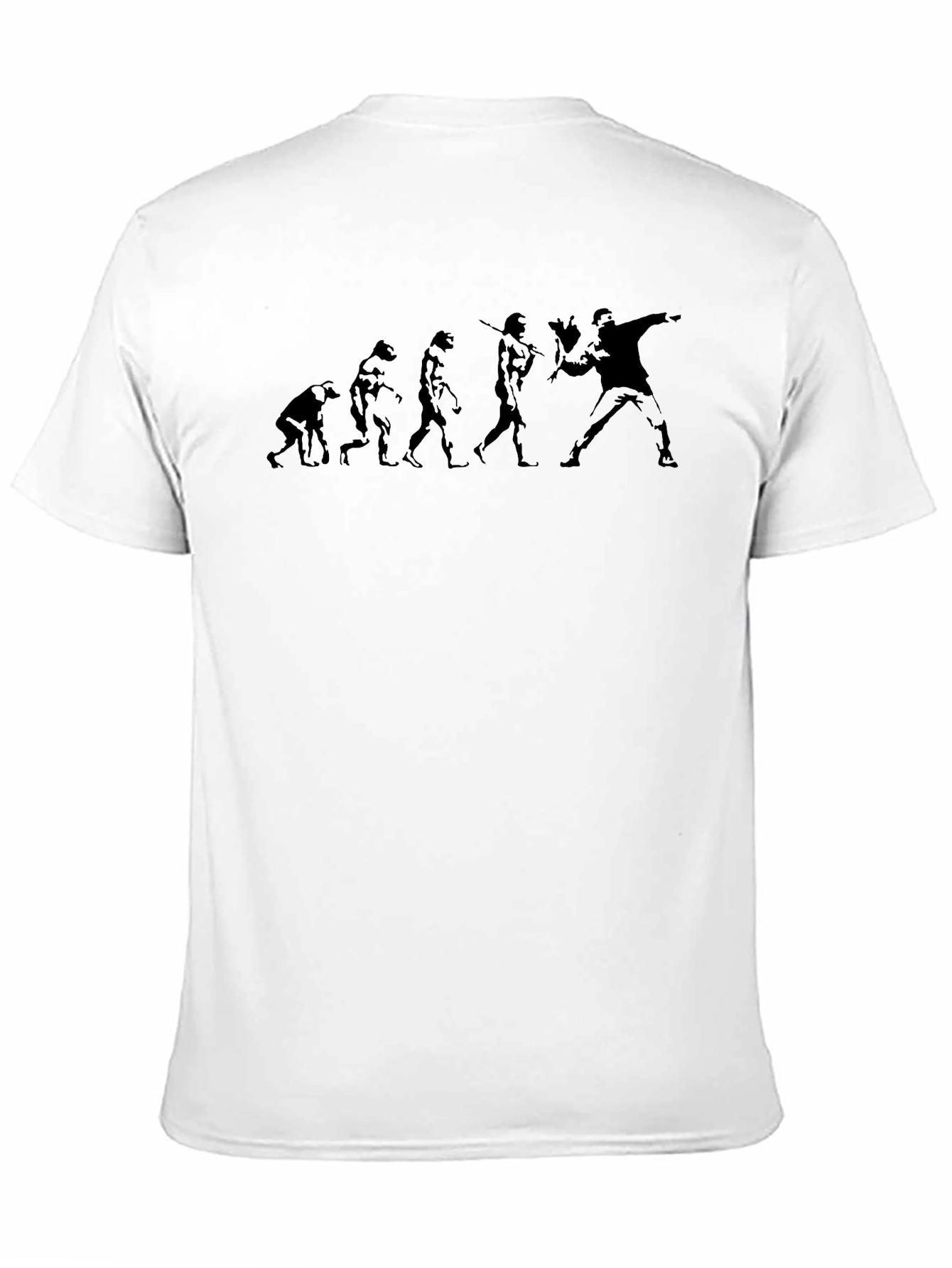 Evolution of Throwing T-Shirt - Black